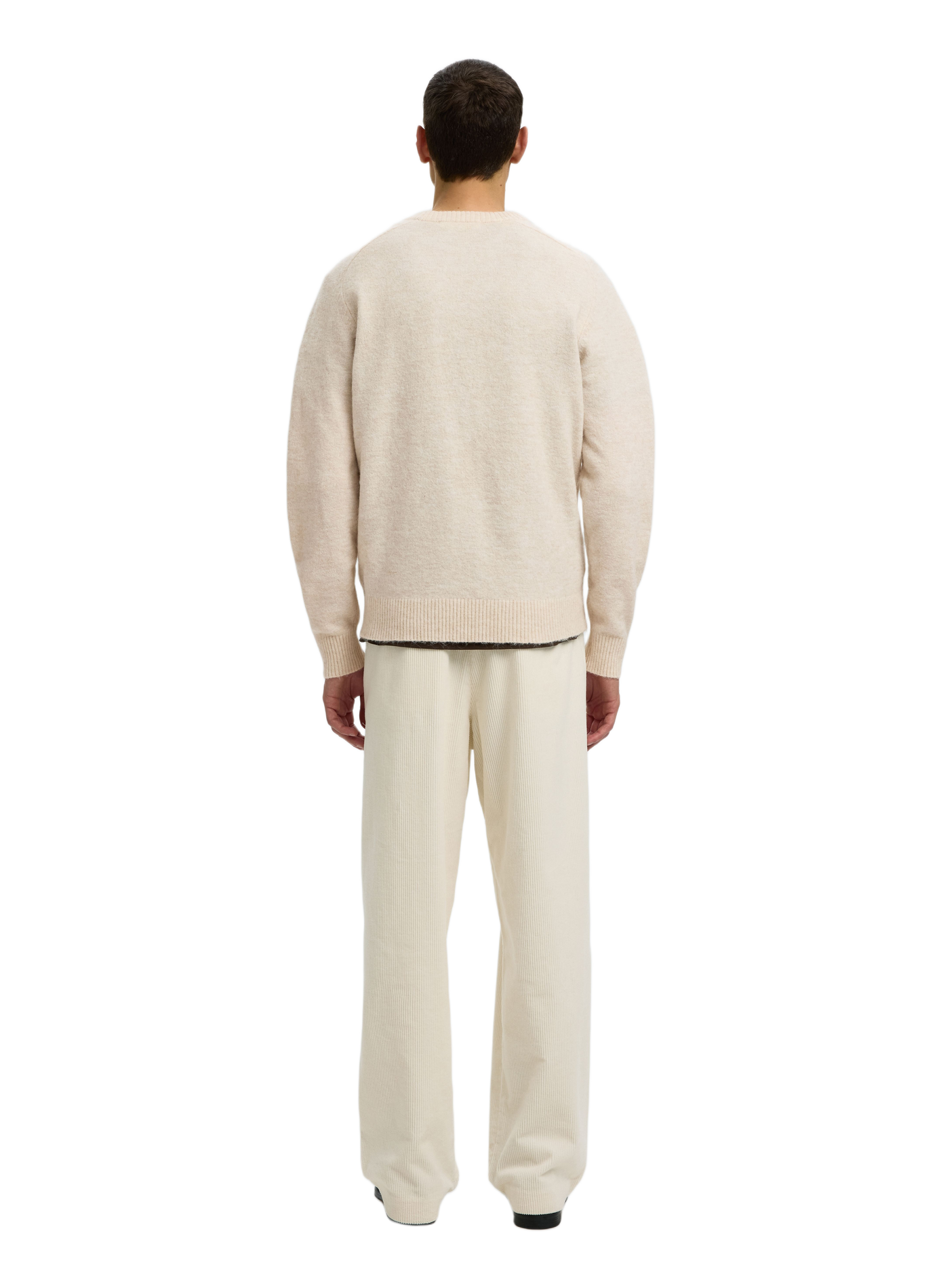 Maglione a maglia SELECTED Beige