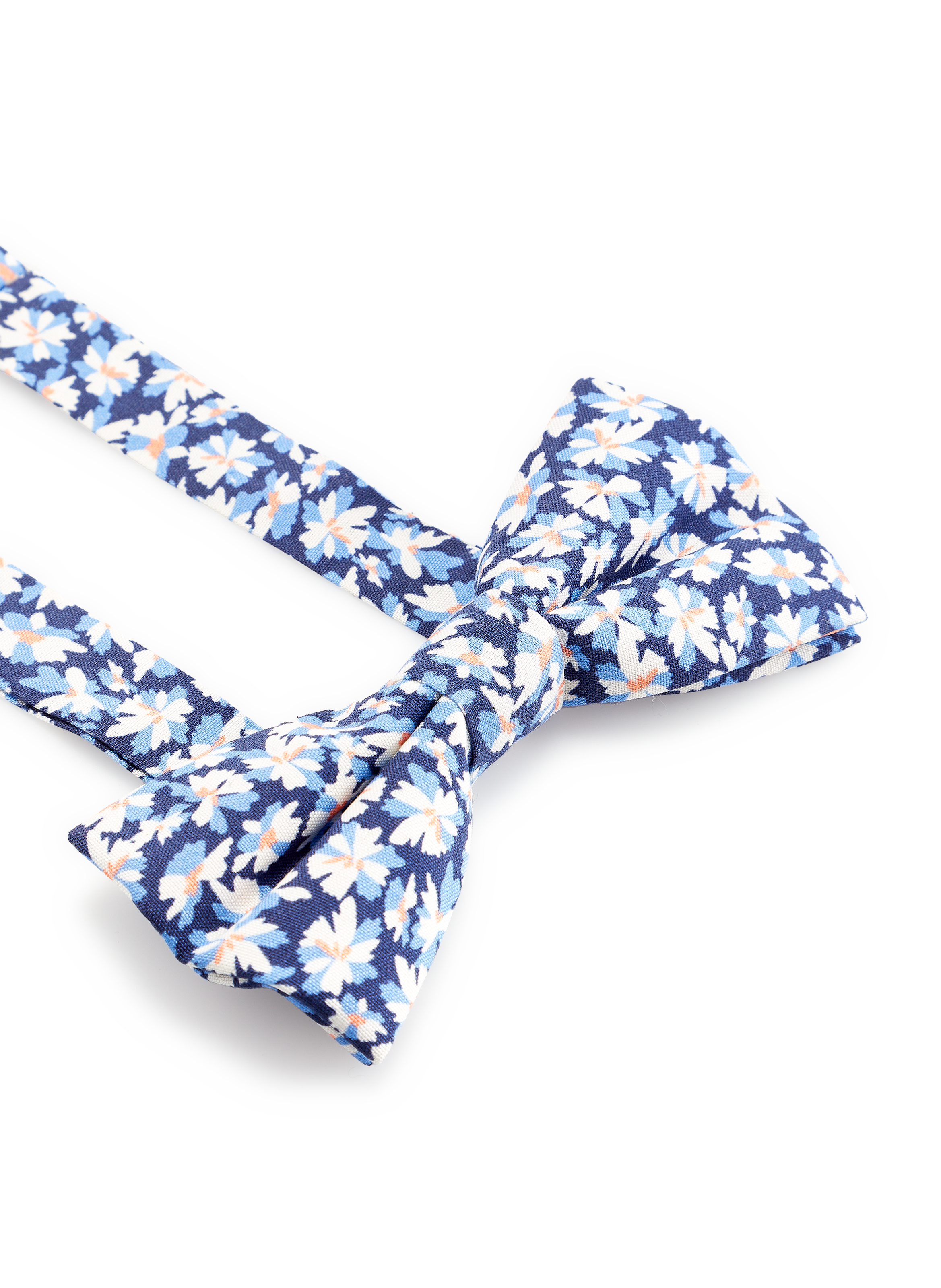 Printed silk satin bow tie AU PRINTEMPS PARIS Multicolour