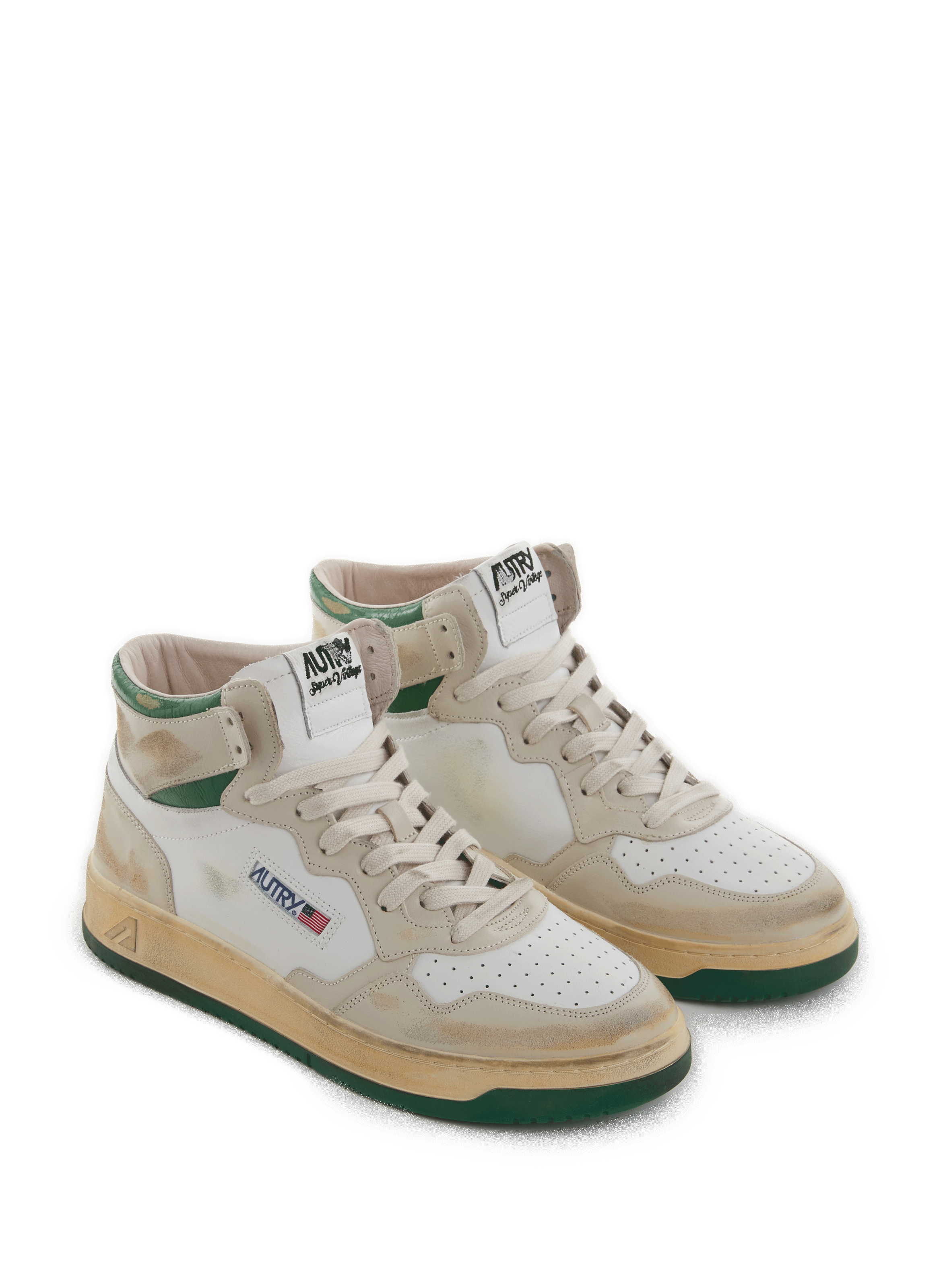 Baskets montantes Super Vintage en cuir