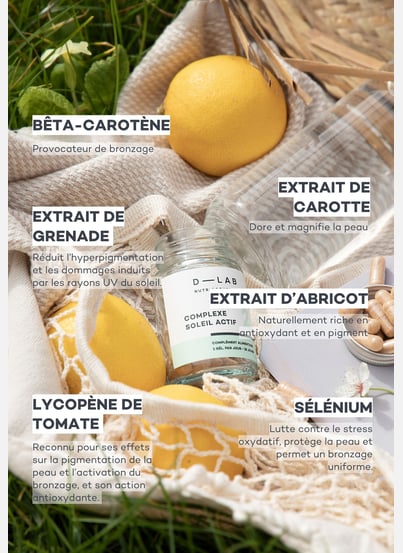 Complexe Soleil Actif D-LAB NUTRICOSMETICS Complexe Soleil Actif D-LAB NUTRICOSMETICS