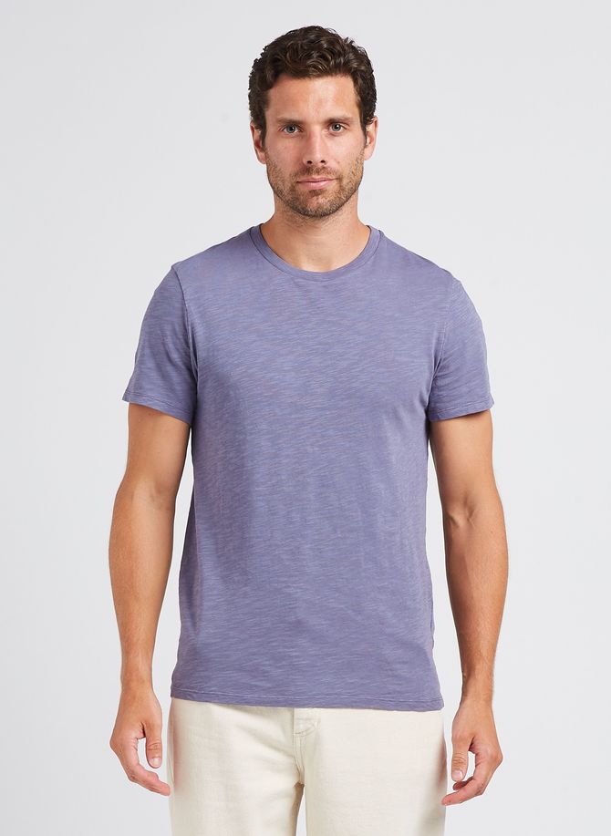 Tee-shirt regular-fit à col rond en coton bysapick AMERICAN VINTAGE