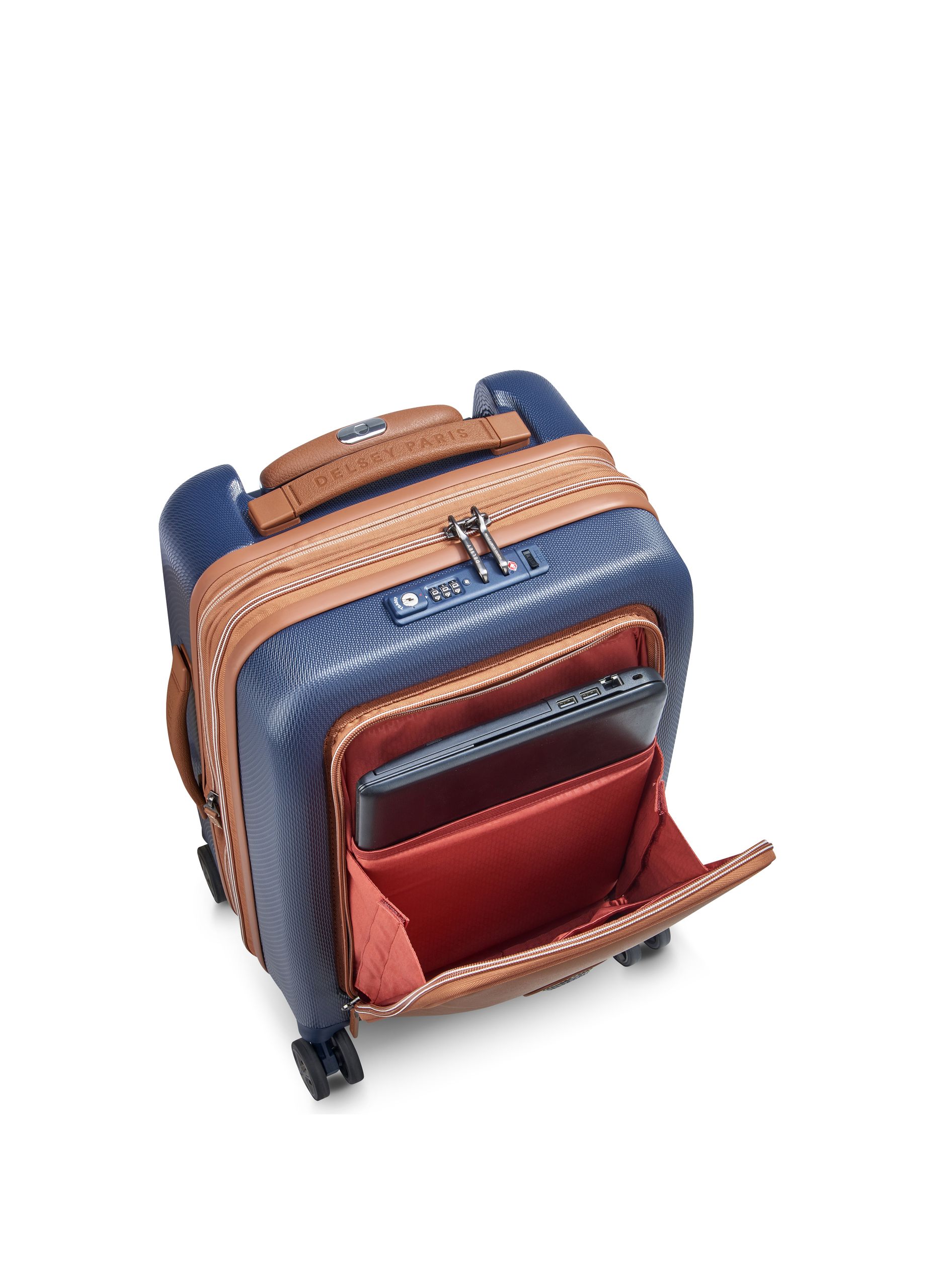 Valise cabine rigide taille s - chatelet air 2.0 Bleu