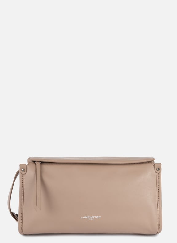 Sac besace - soft selma Gris by LANCASTER LANCASTER Sac besace - soft selma Gris