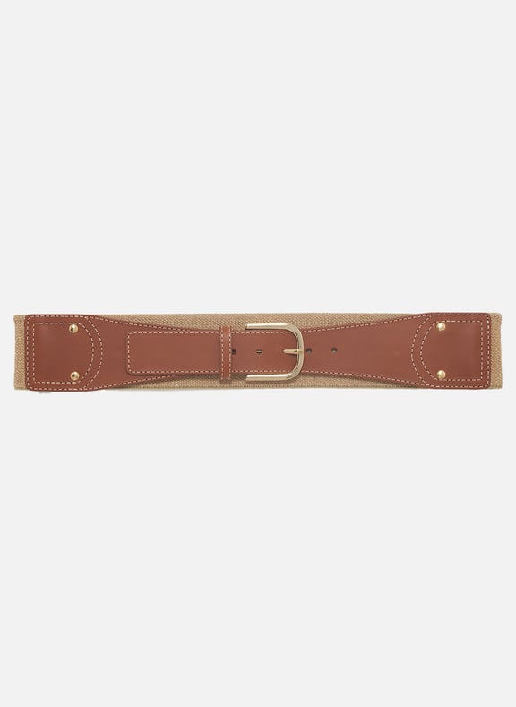 Ceinture corset en cuir - izia Marron by GERARD DAREL GERARD DAREL Ceinture corset en cuir - izia Marron