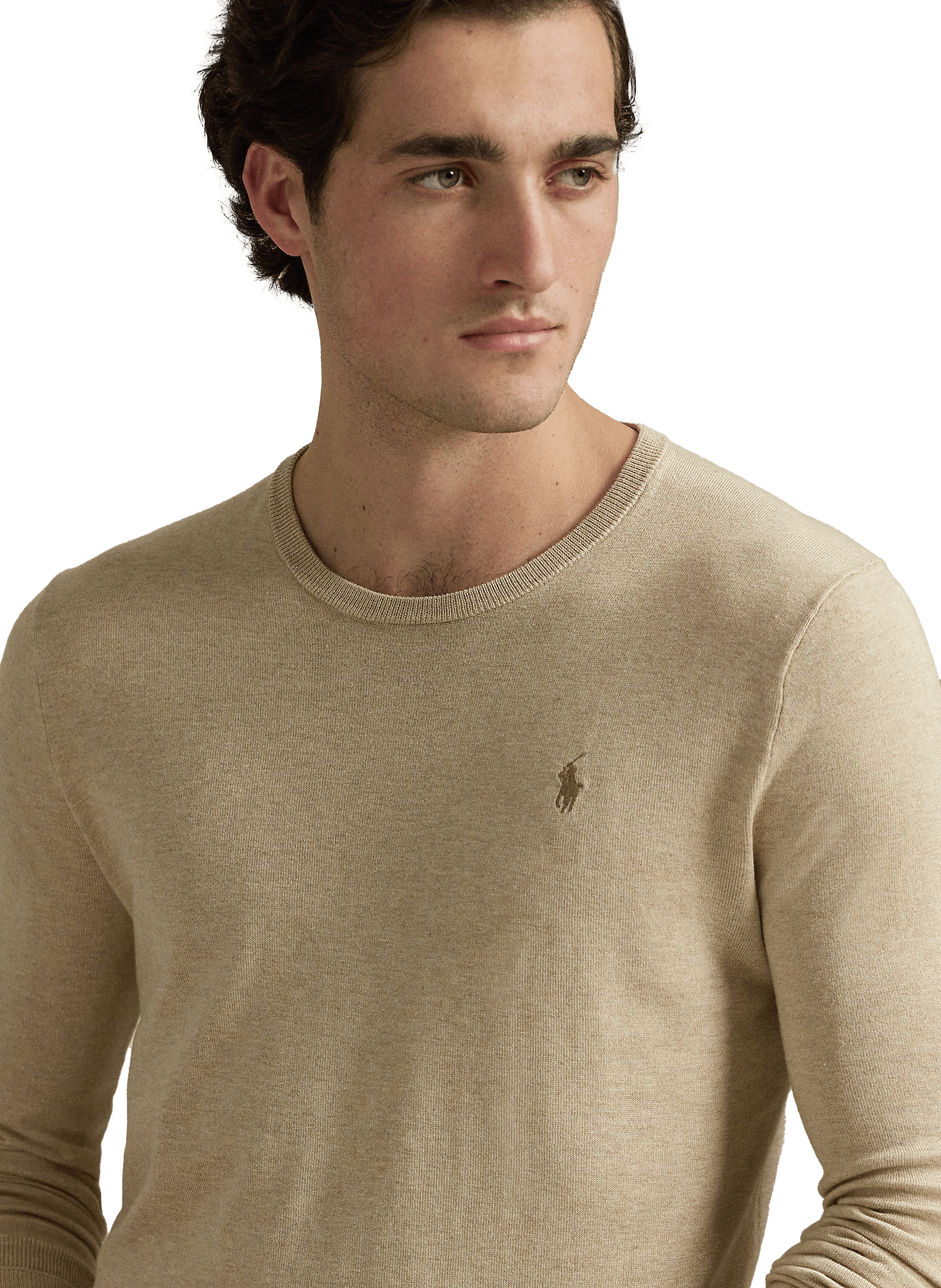 Straight cotton jumper POLO RALPH LAUREN Brown