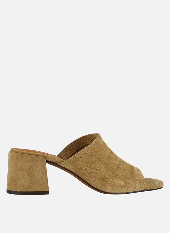 Sandales en cuir velours butterfly Marron by JONAK JONAK Sandales en cuir velours butterfly Marron