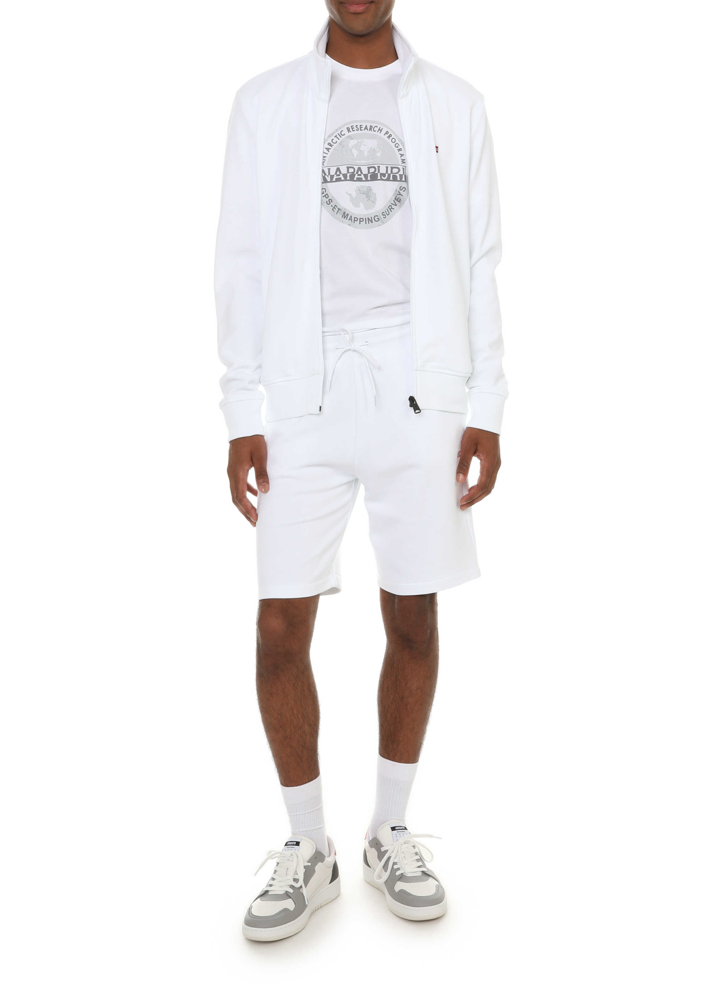 Bedford stretch cotton shorts NAPAPIJRI White