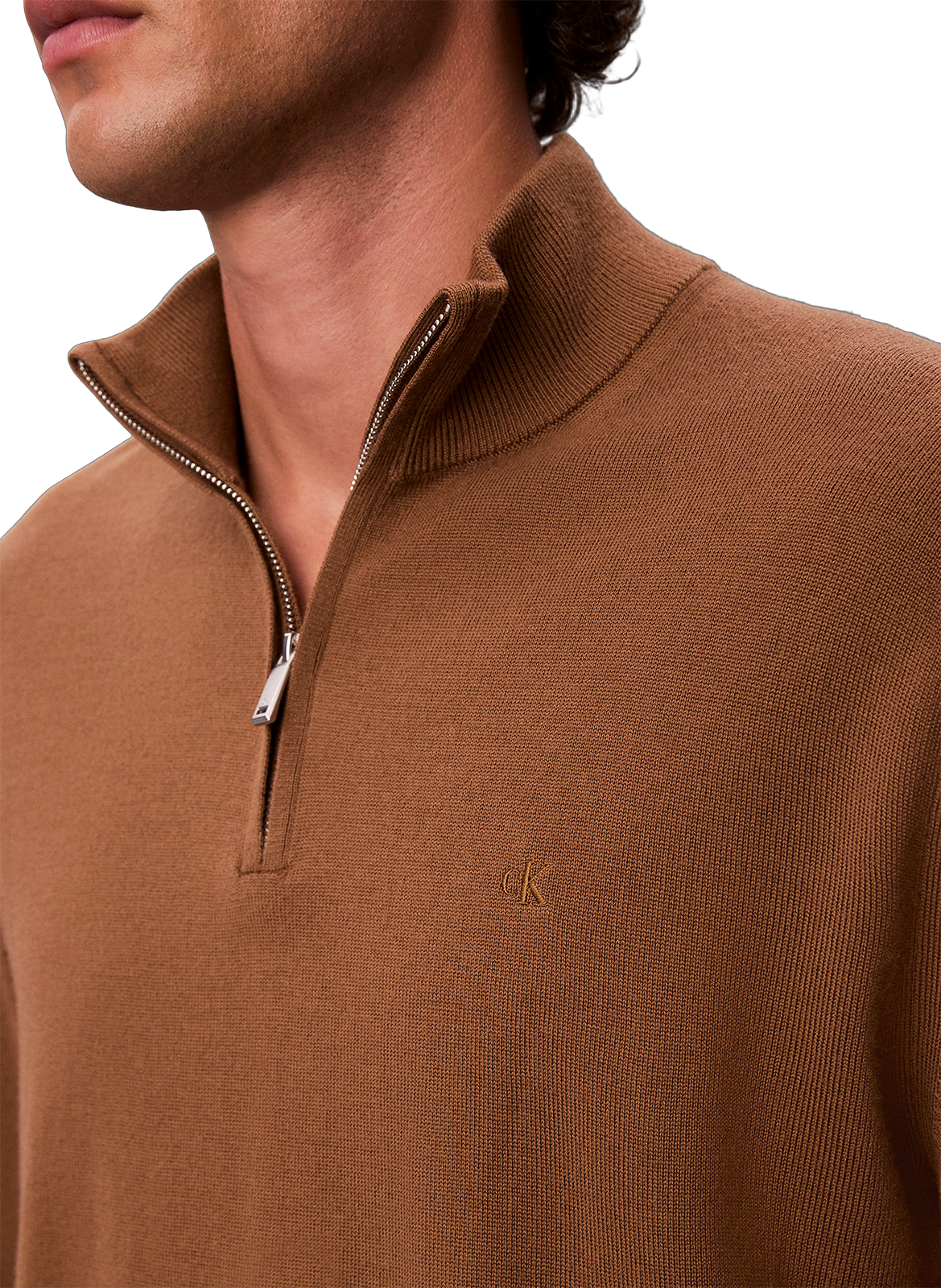 Roll-neck wool Jumper  CALVIN KLEIN Beige