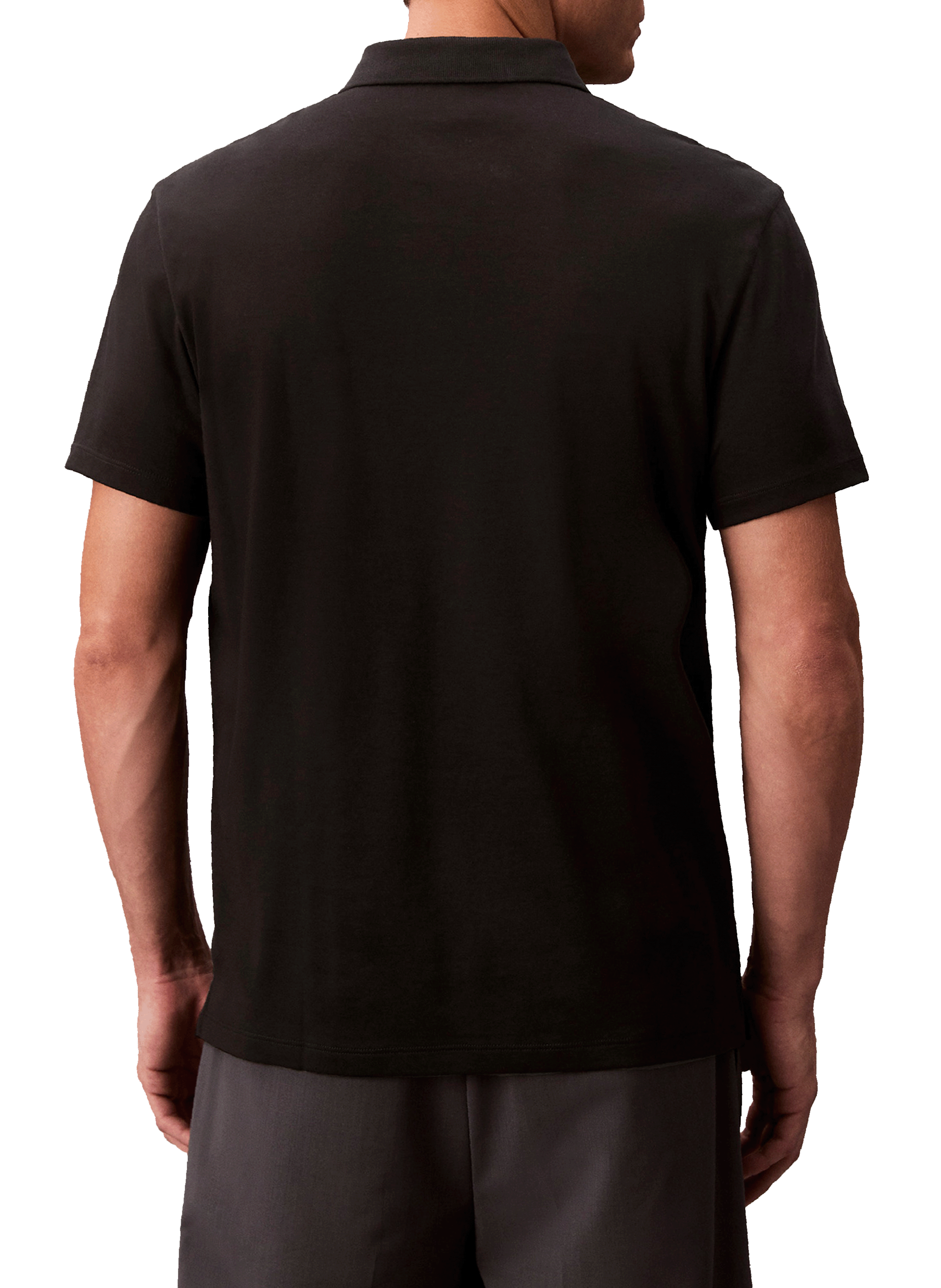 Baumwollpolo CALVIN KLEIN Schwarz