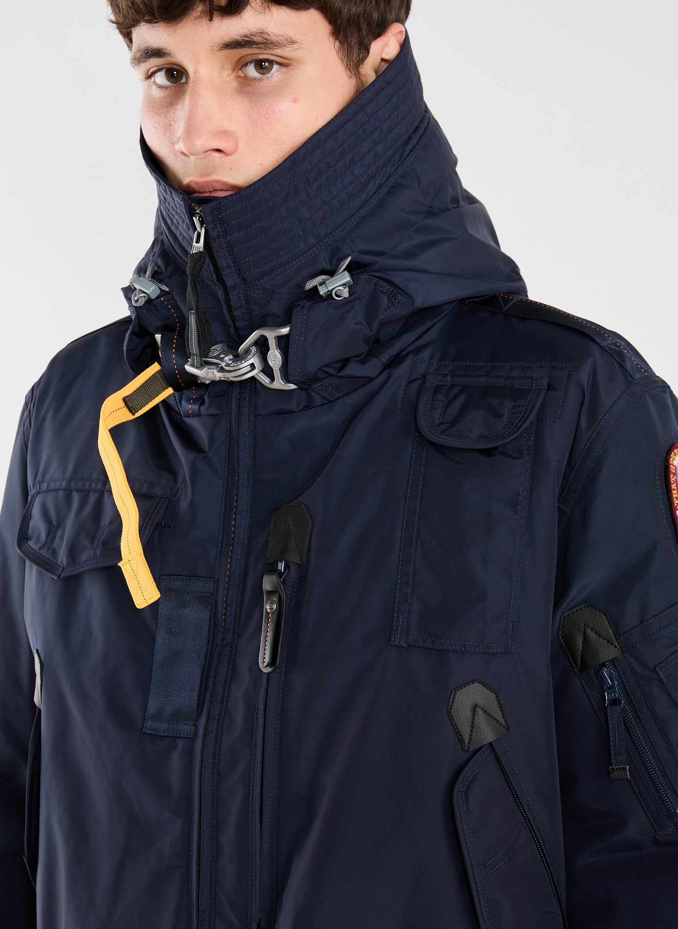 Parka droite multipoches à capuche PARAJUMPERS Bleu