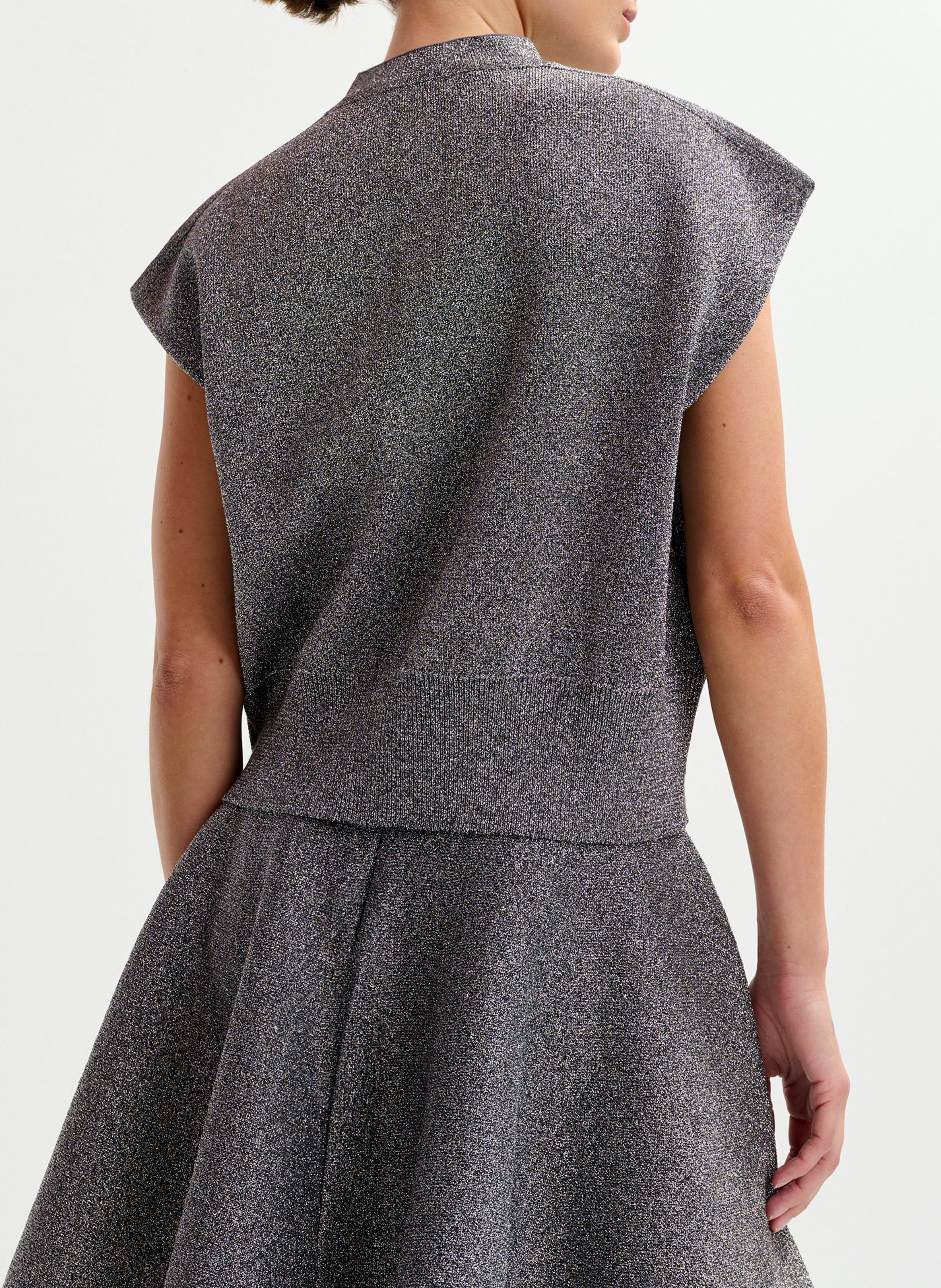 Pull col rond itdance ESSENTIEL ANTWERP Argent