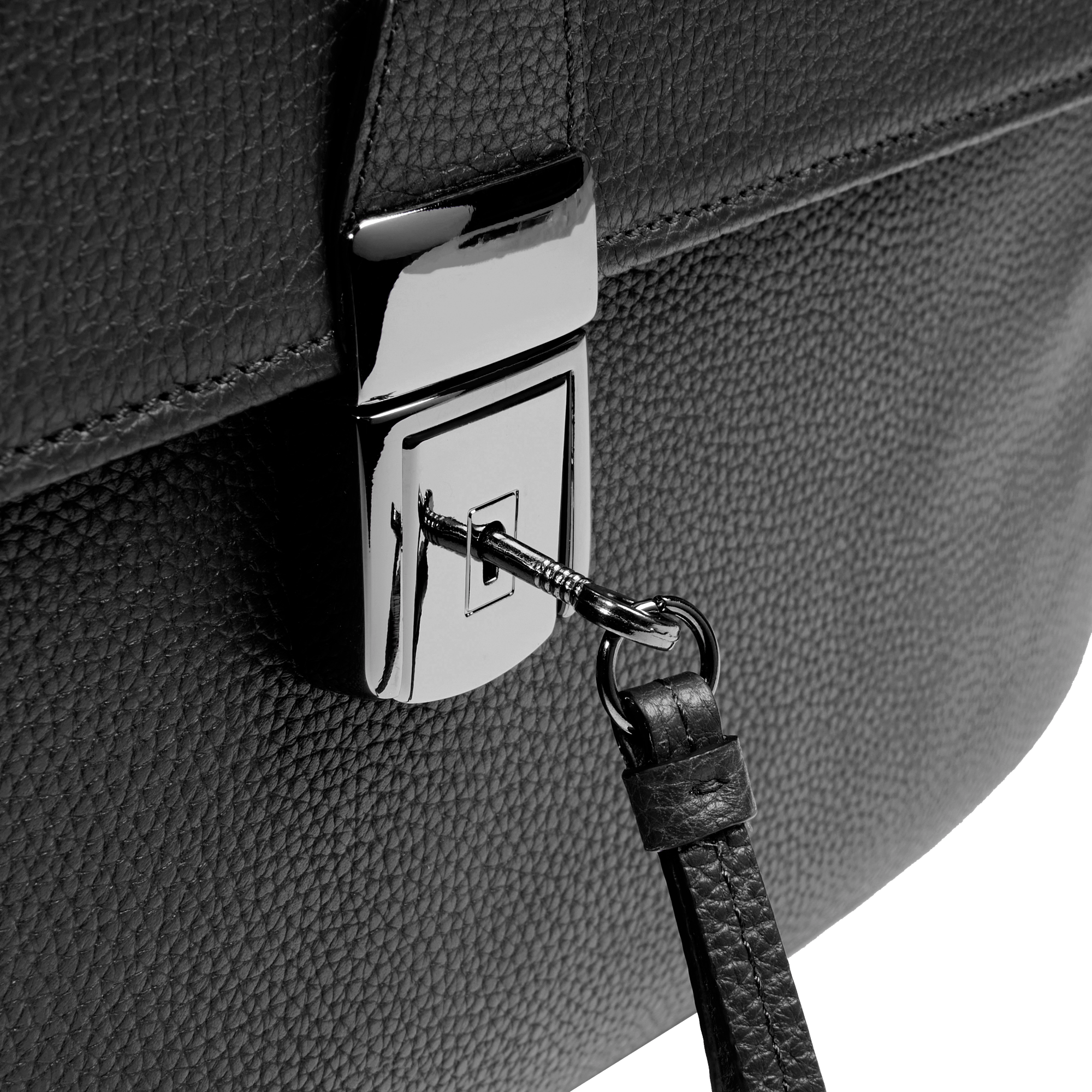 Porte-documents côme de lancel en cuir LANCEL Noir