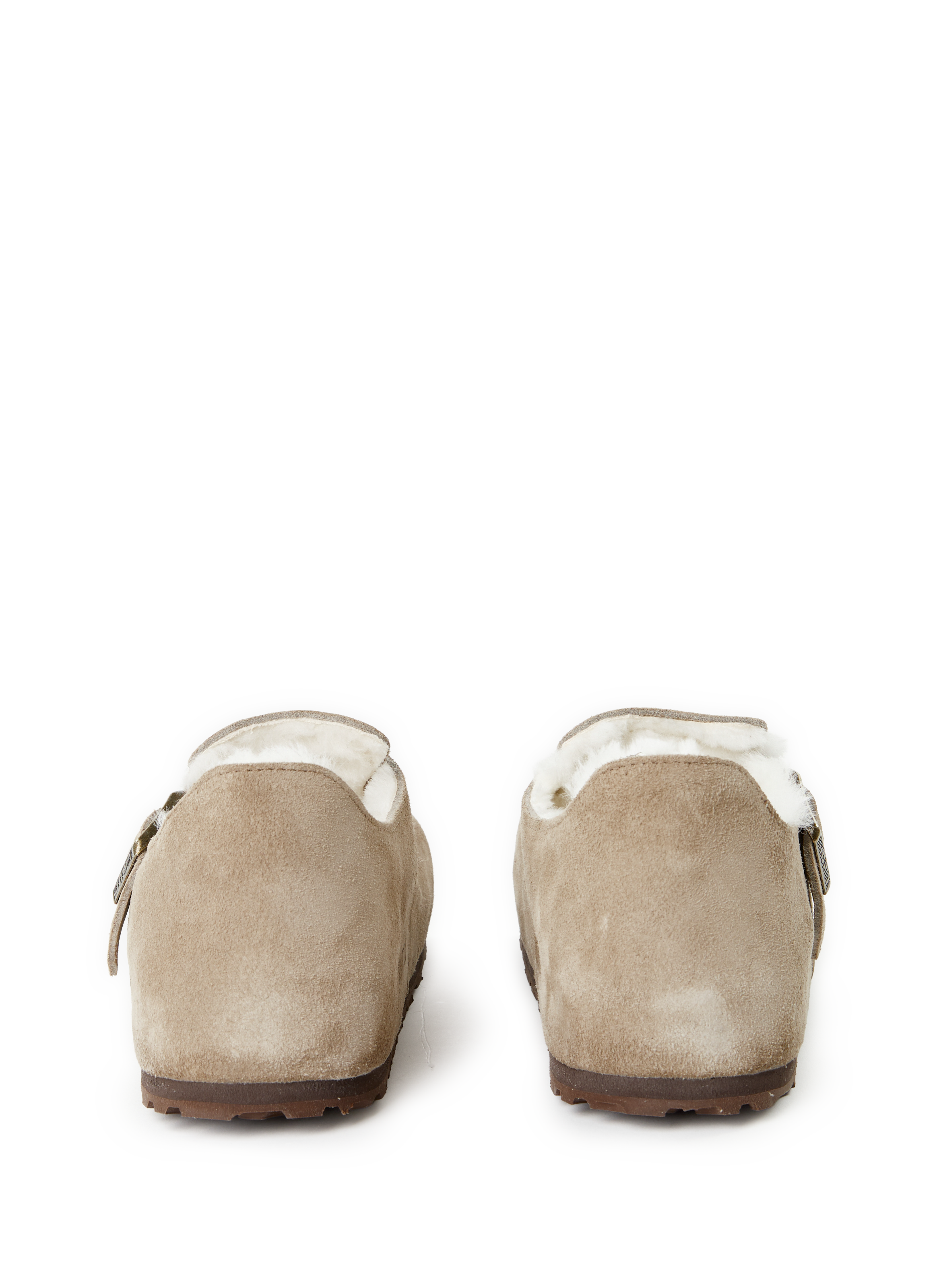 Cowhide leather London moccasins BIRKENSTOCK Beige