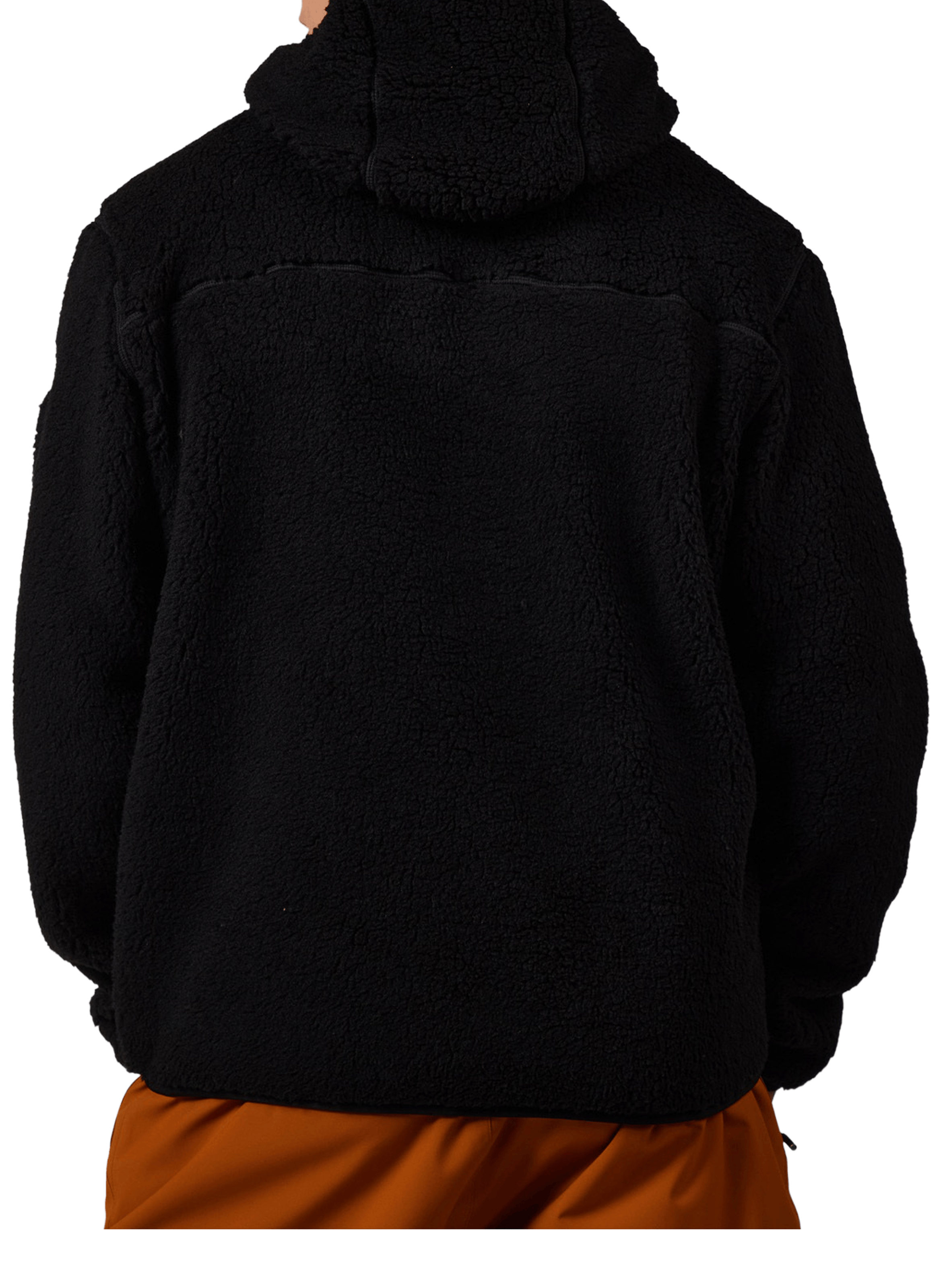 Polaire anorak shearling à capuche ROSSIGNOL Noir