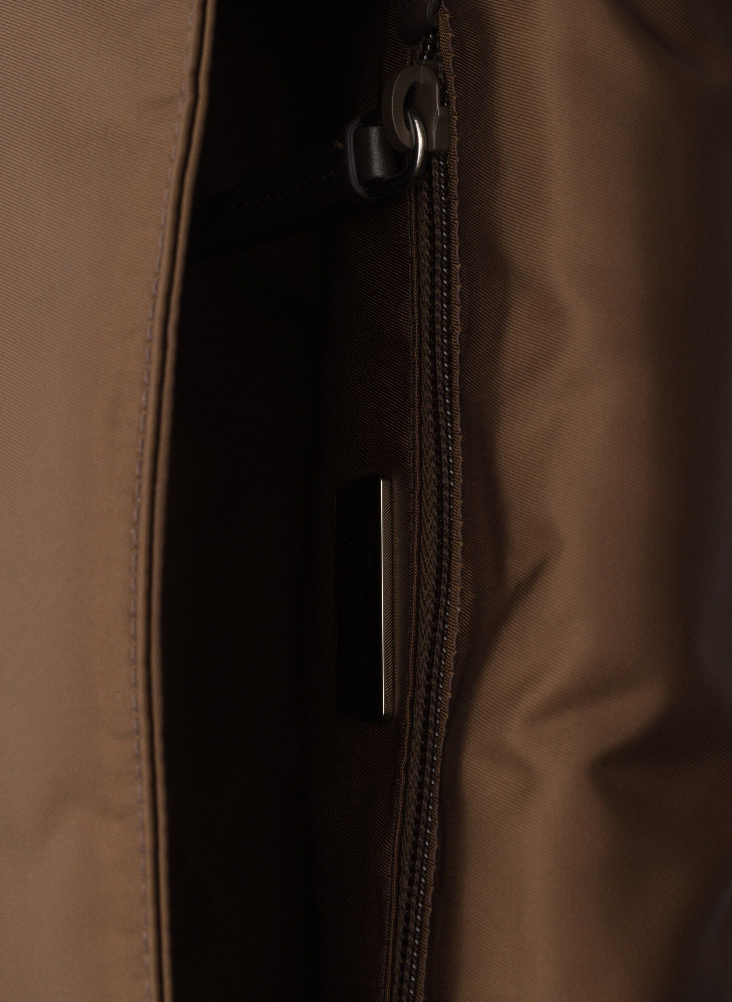 Petit sac porté épaule prada traveller en re-nylon PRADA Marron