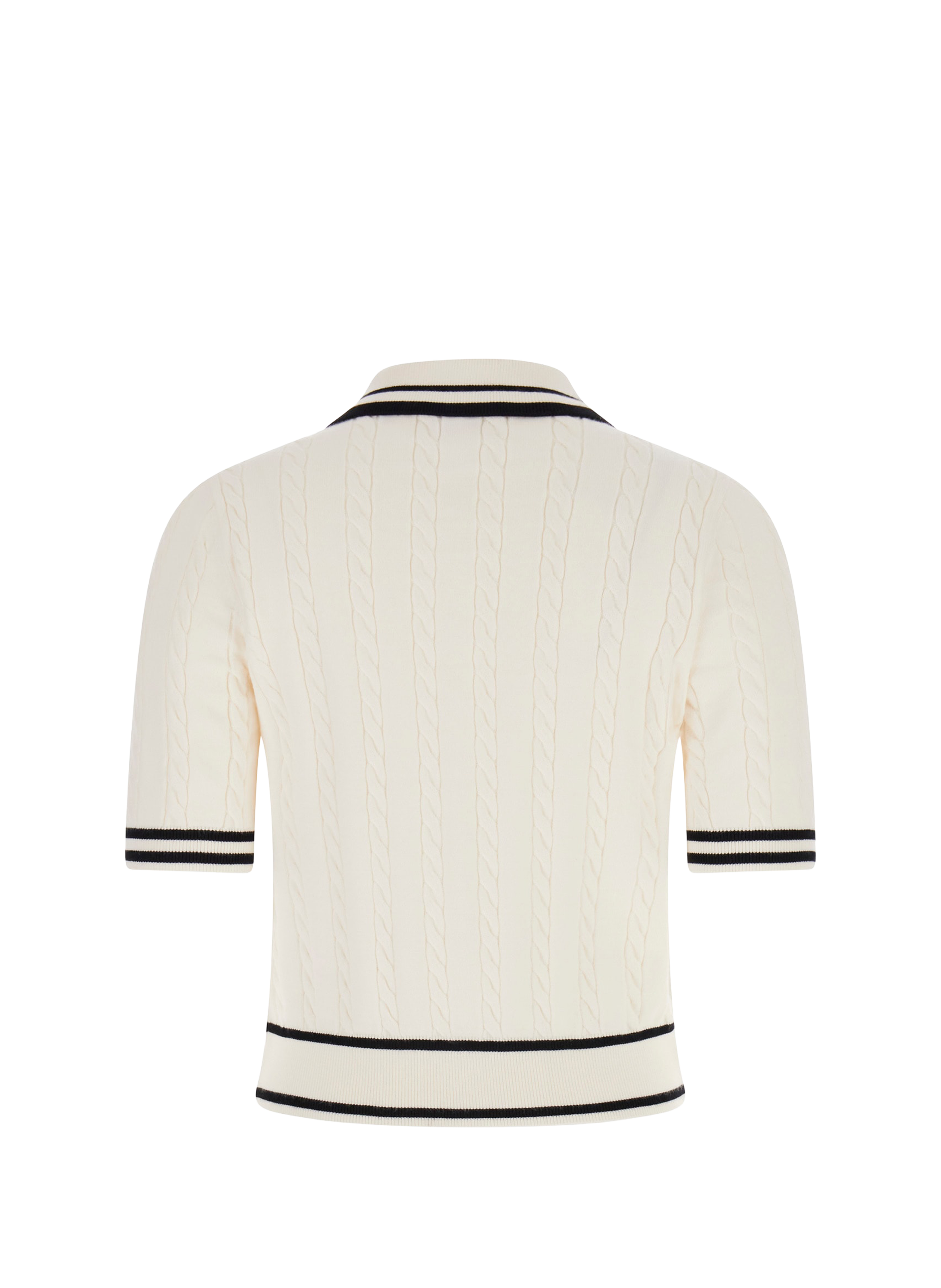 Top côtelé à boutons GUESS Beige