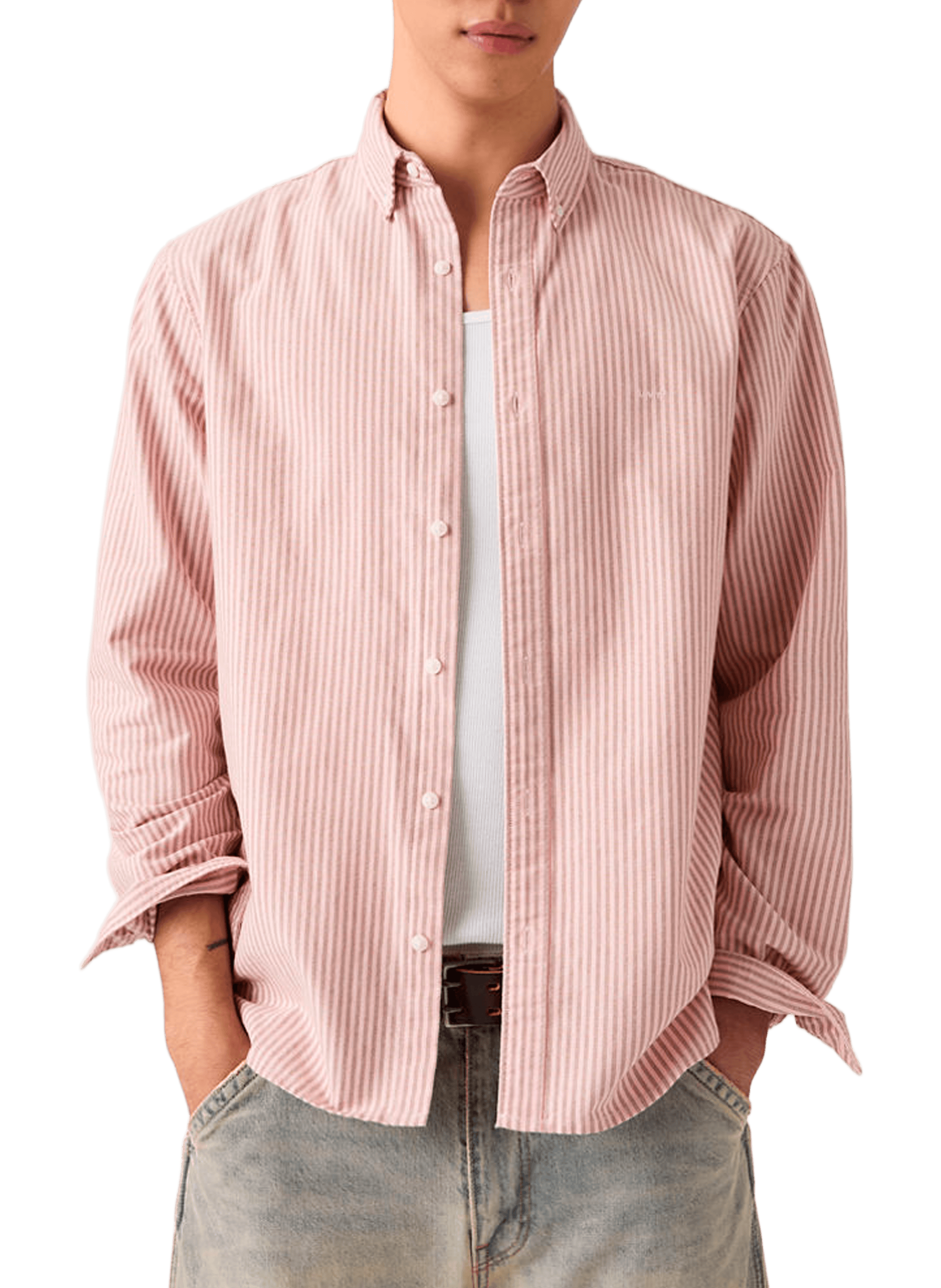 Chemise droite Authentic en coton LEVI'S Rose