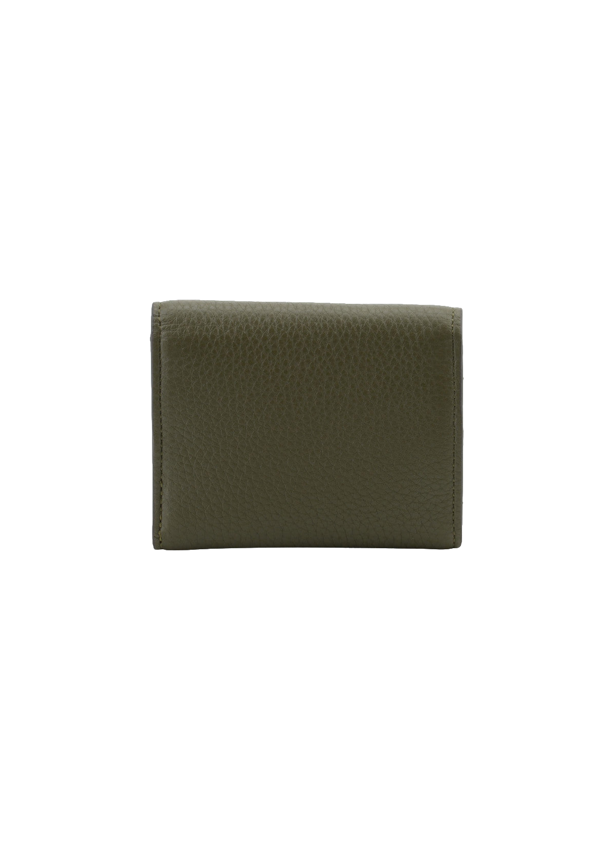 Club | porte-monnaie mm en cuir de veau POURCHET Kaki