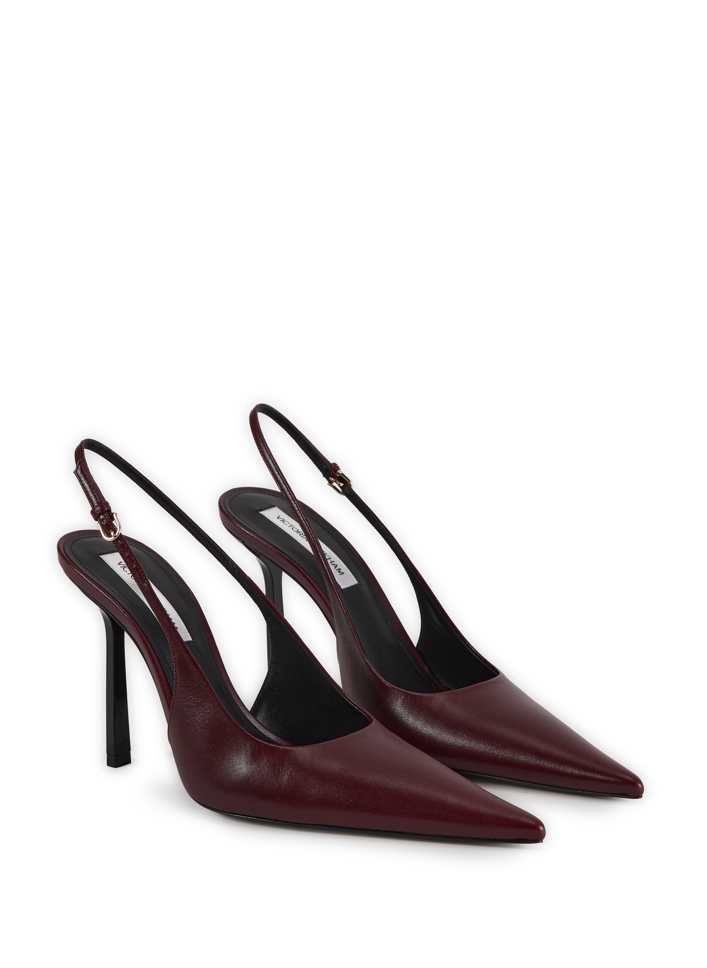 Leather ankle strap pumps VICTORIA BECKHAM Red