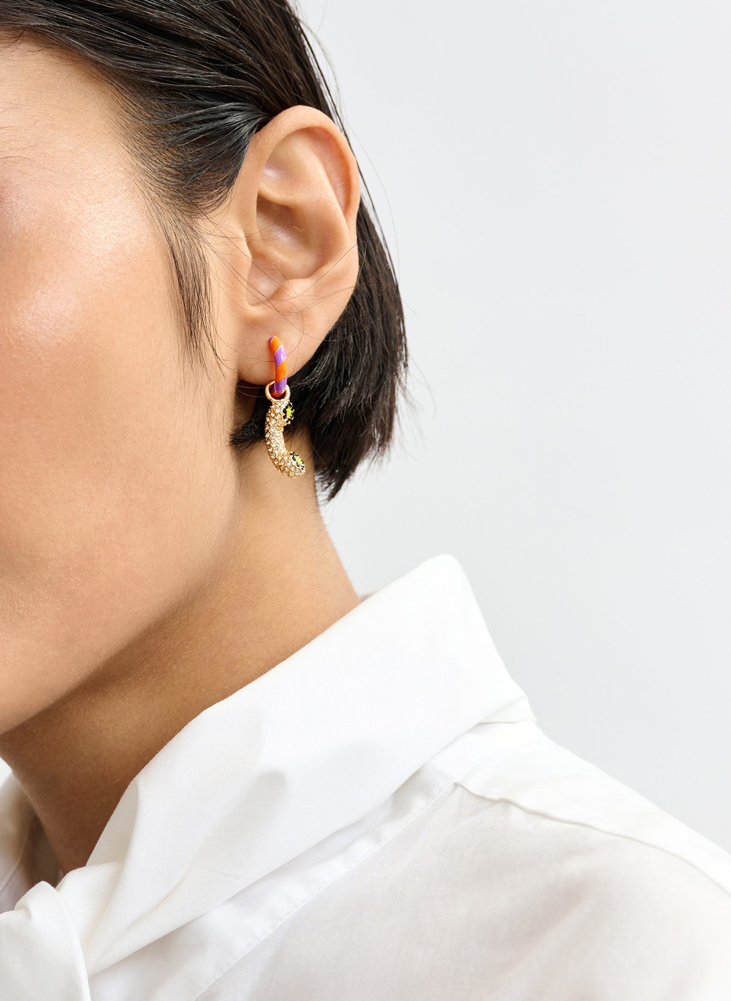 Boucles d'oreilles pendantes Jocat ESSENTIEL ANTWERP Orange