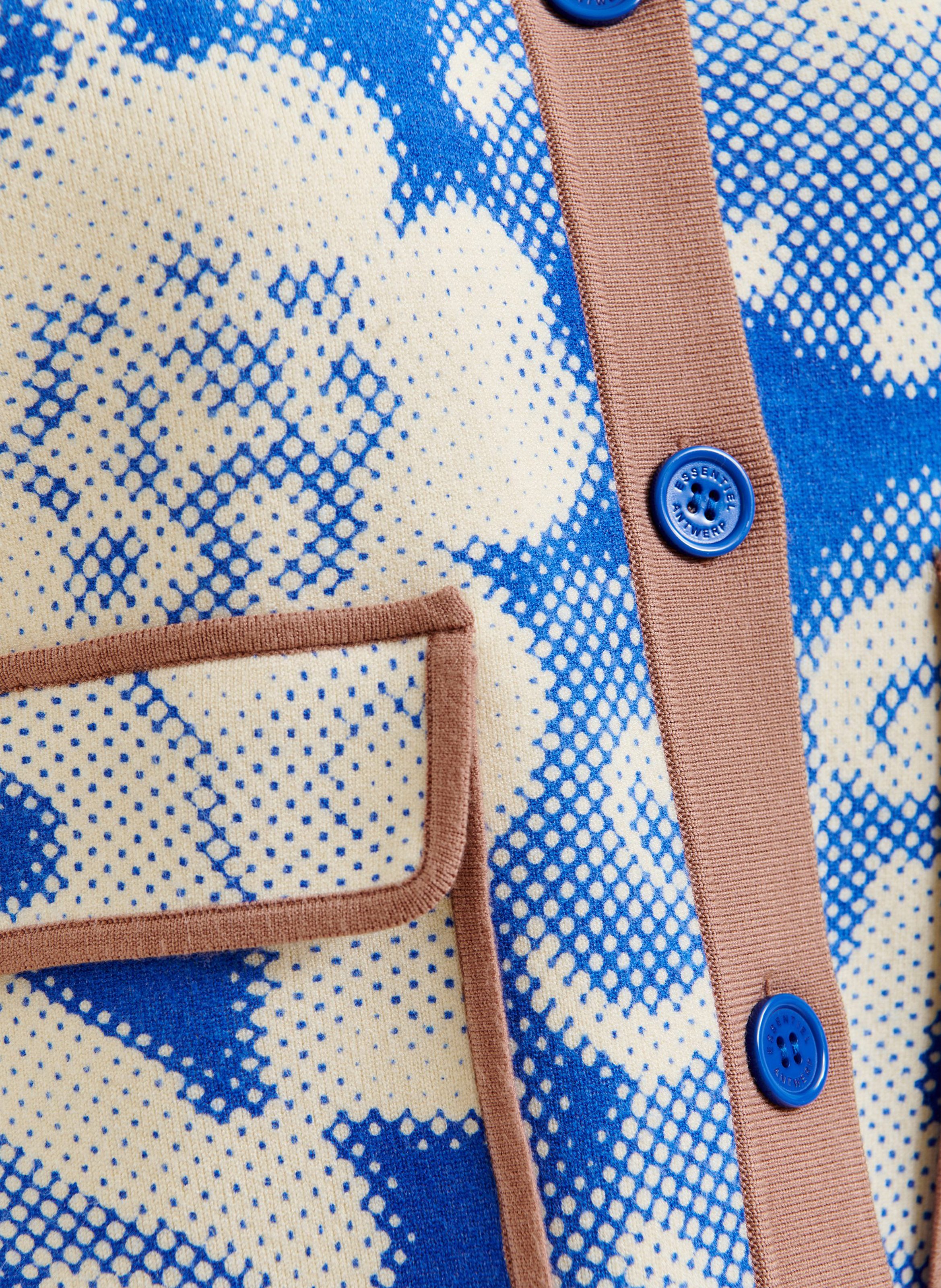 Cardigan ample fleuri manches 3/4 Joly ESSENTIEL ANTWERP Blanc