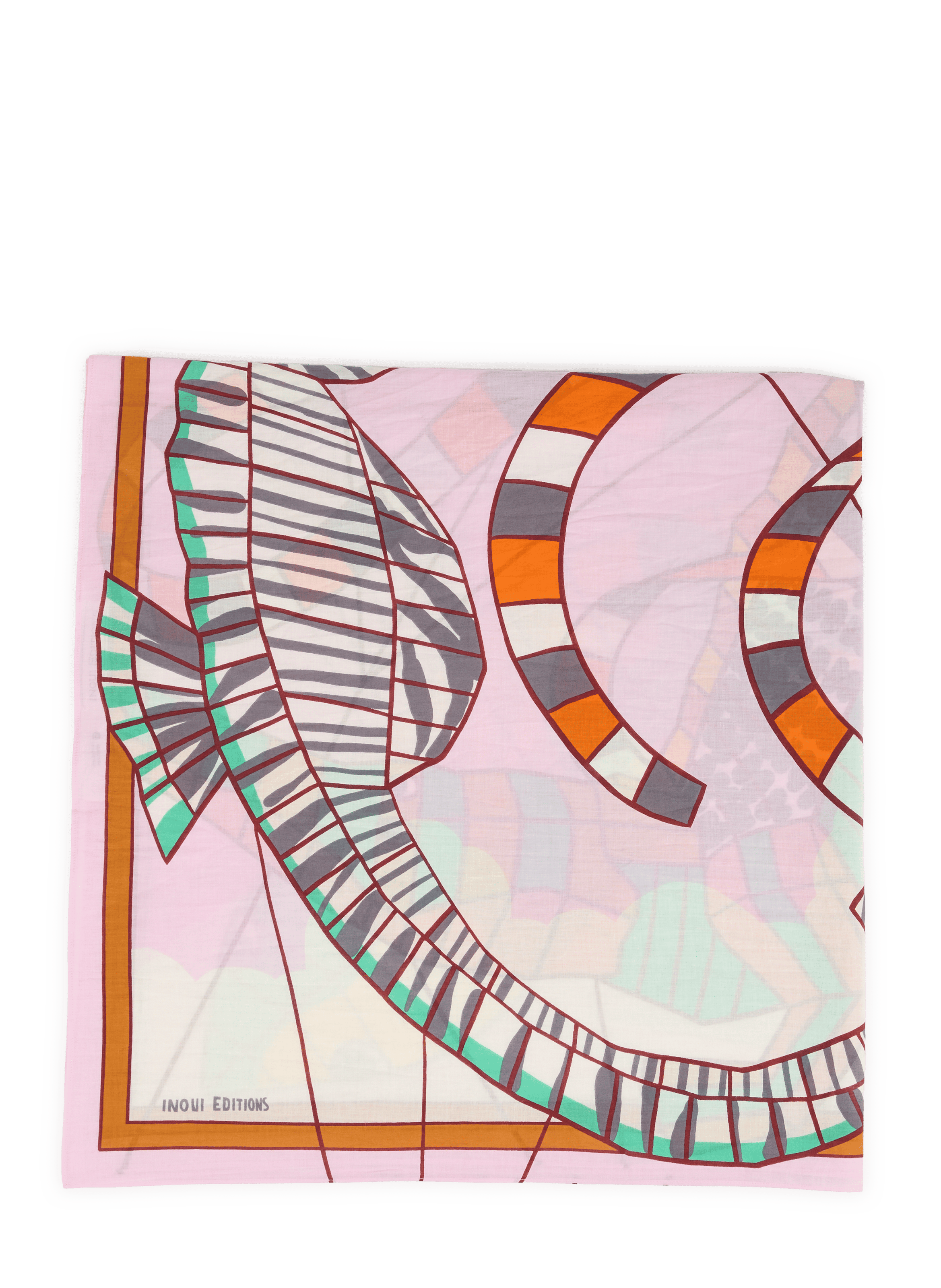 Foulard Cerfs Volants INOUITOOSH Rose