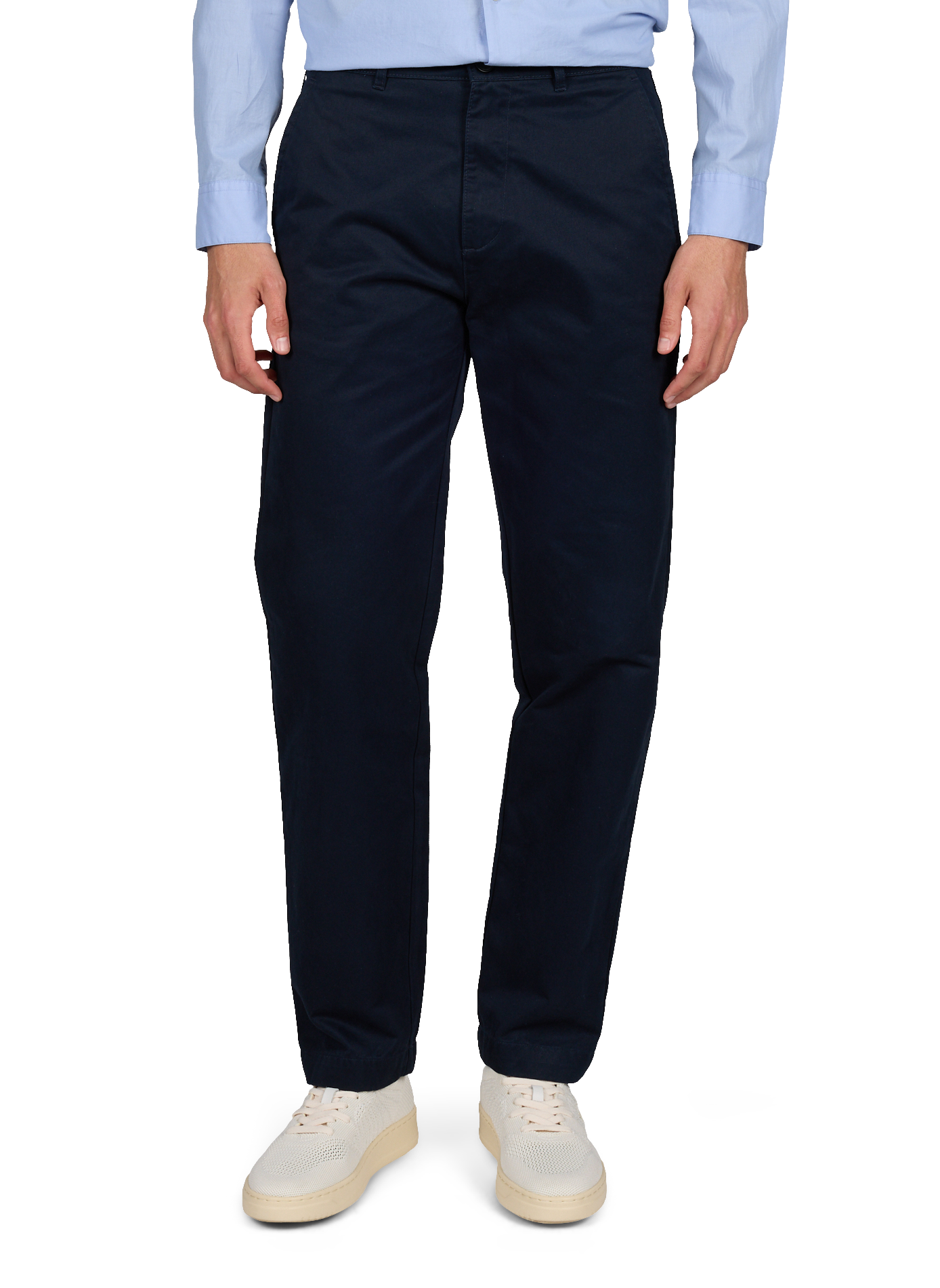 Straight cotton trousers LAFAURIE Blue
