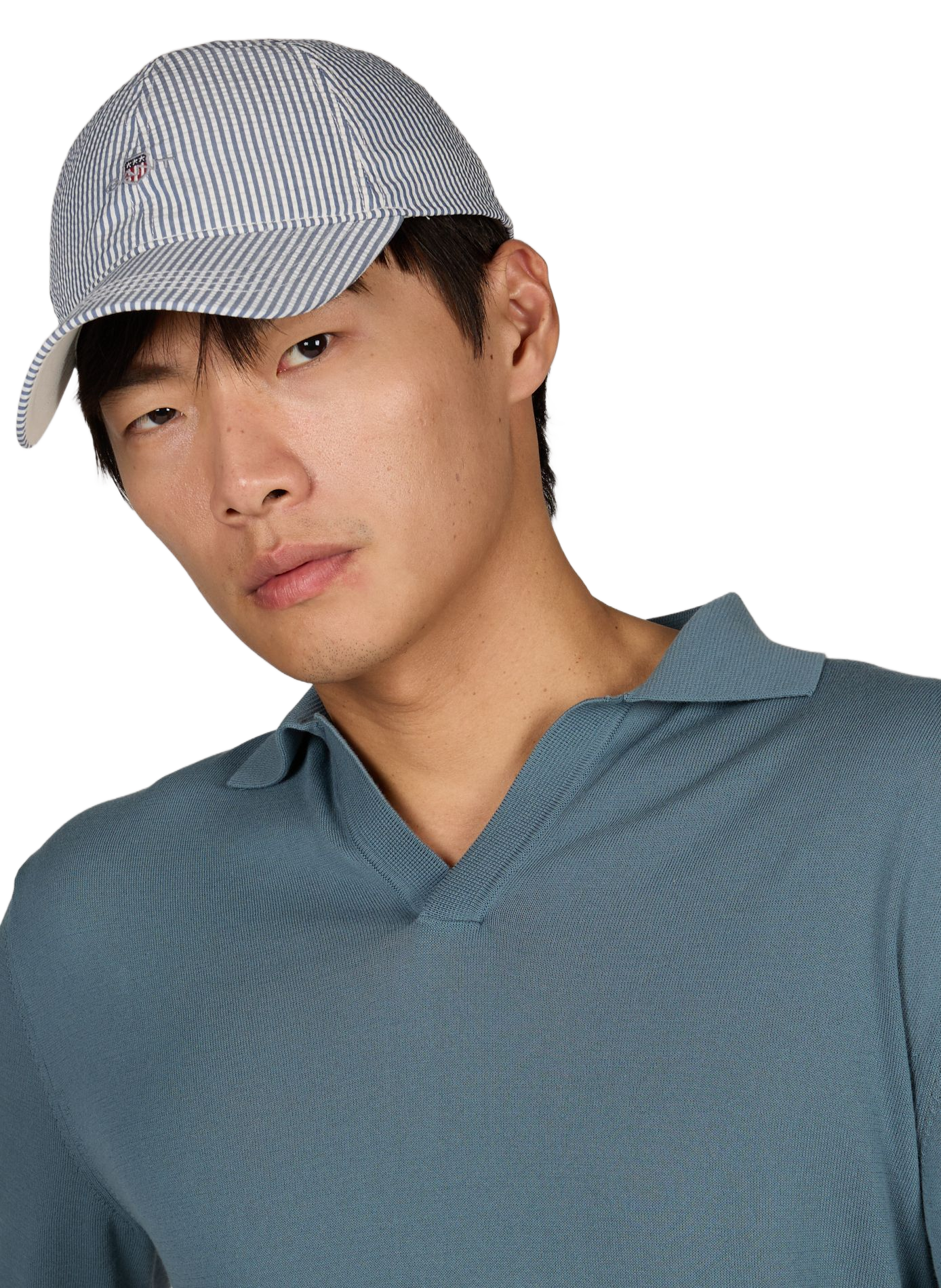 Striped Seersucker Cap GANT Blue