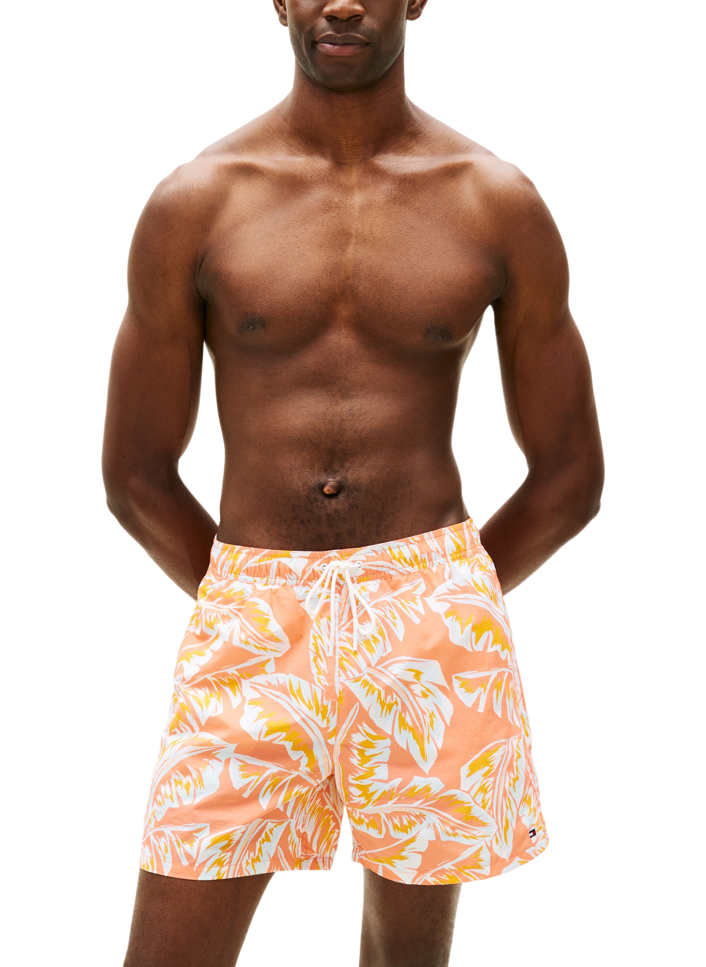  Printed swim shorts TOMMY HILFIGER Orange