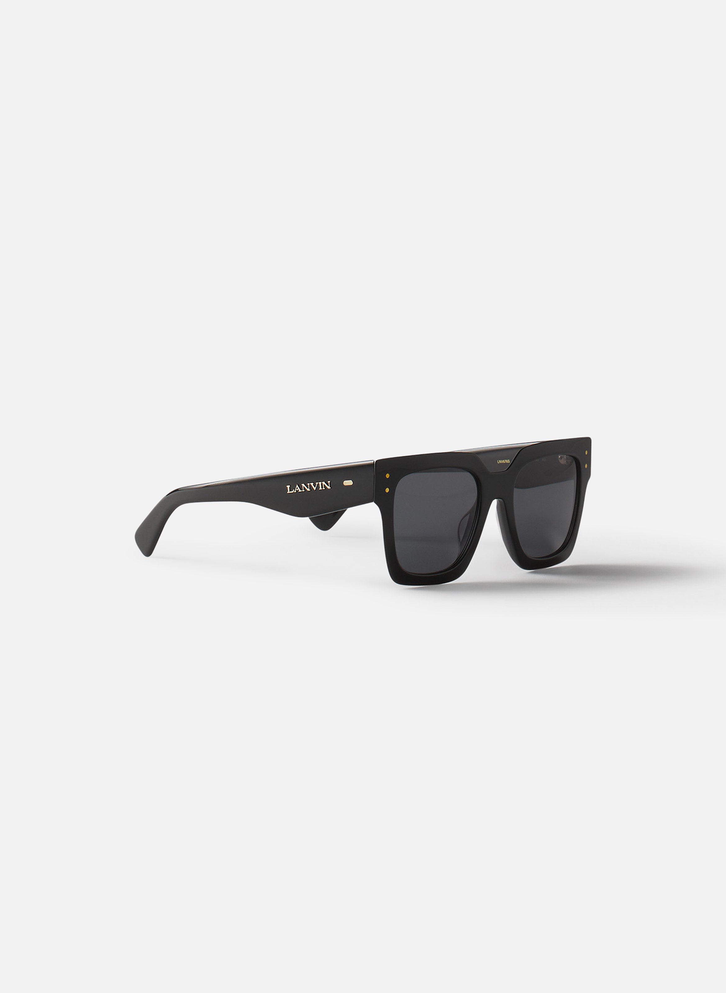 Lunettes maxi rectangle lanvin signature LANVIN Noir