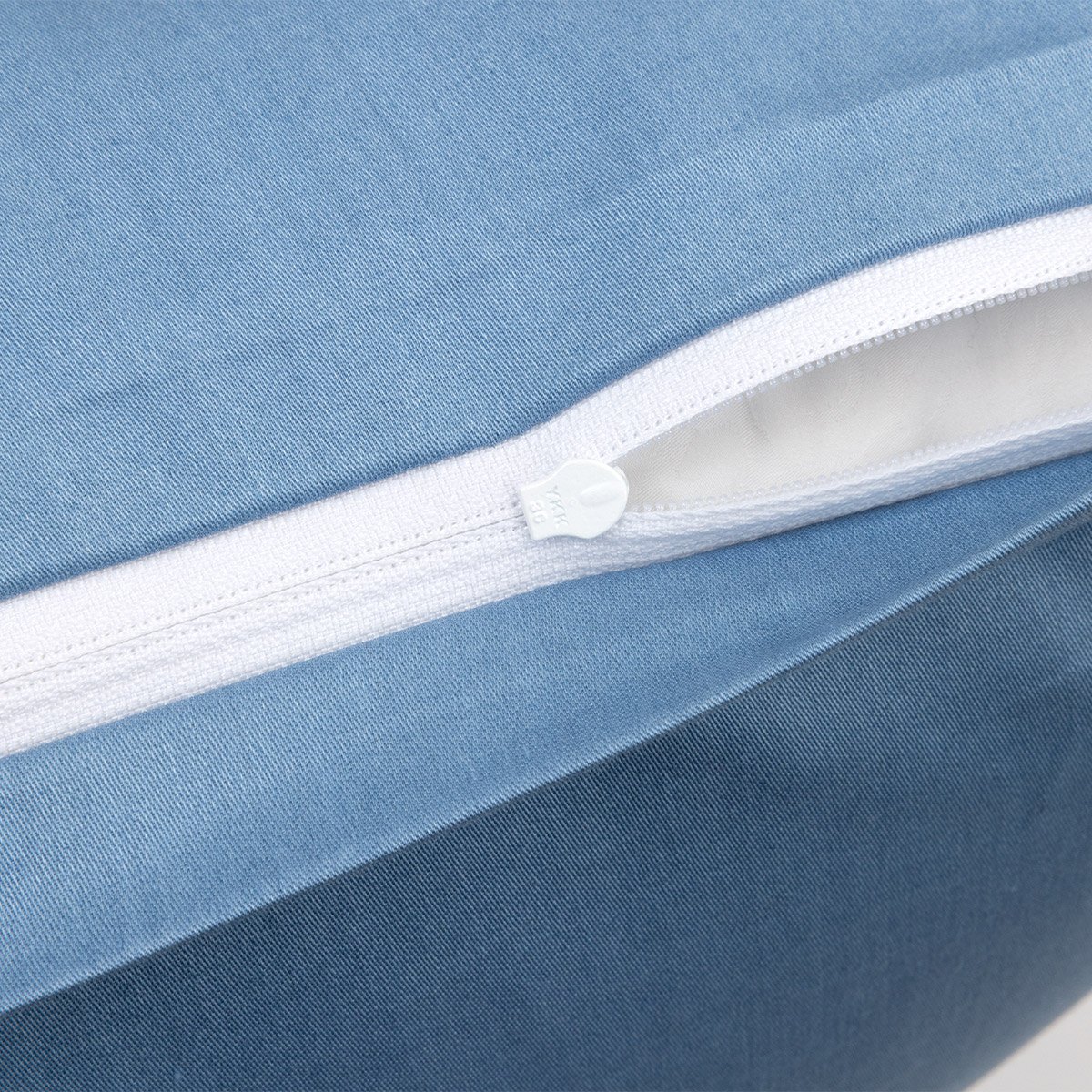 Taie d'oreiller en satin de coton, b linea BOSS HOME Bleu