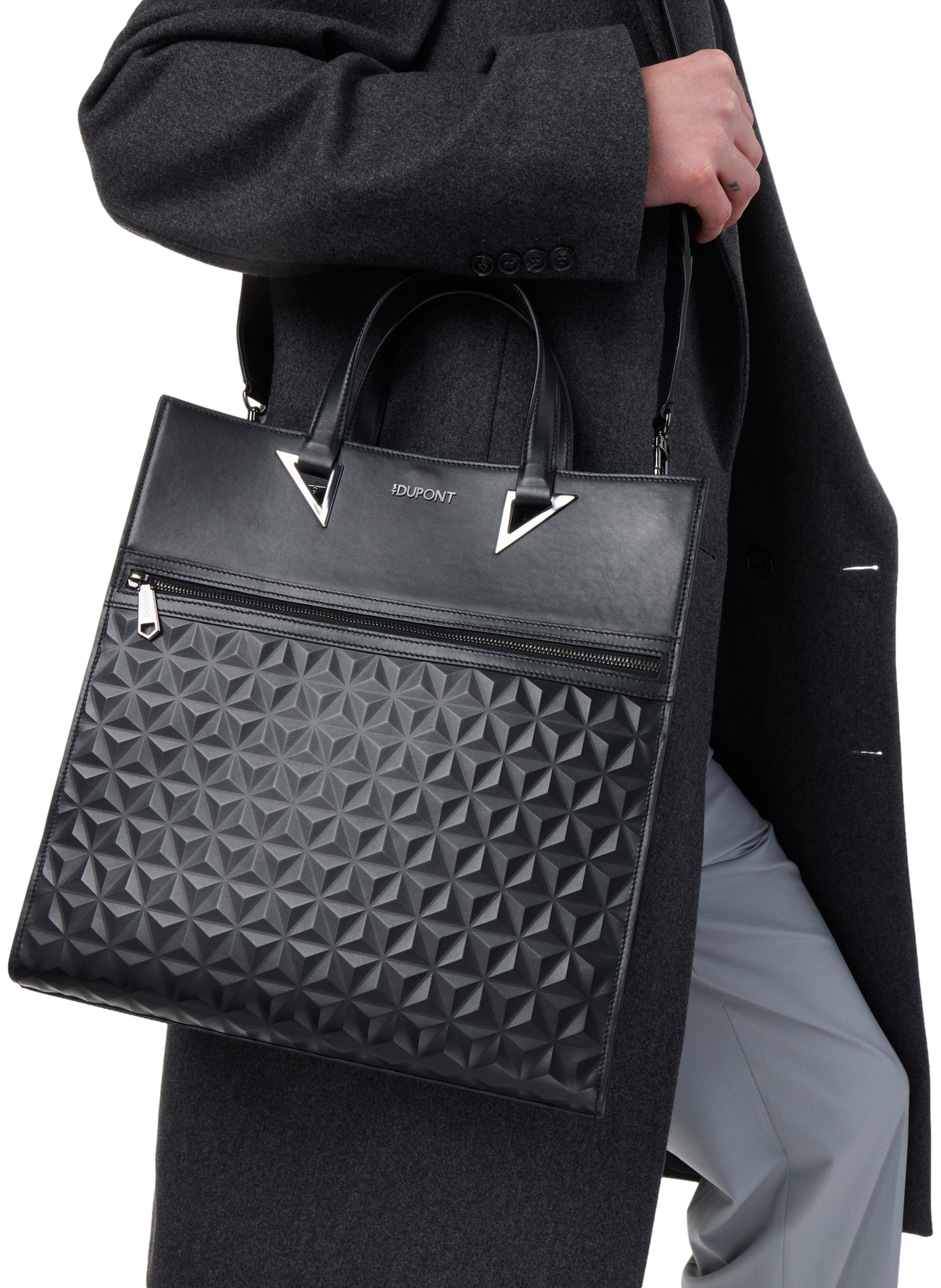 Tasche Cabas Apex aus Leder S.T. DUPONT Schwarz