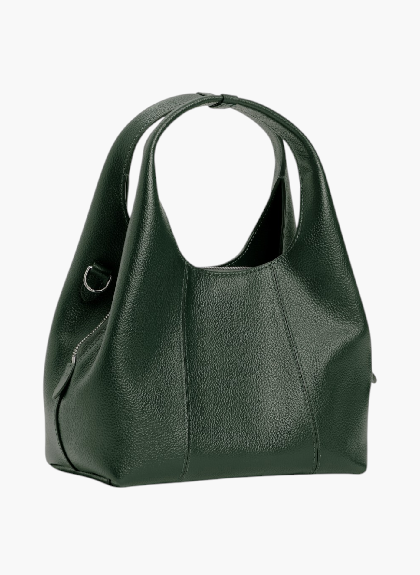 Petit sac à main juliette en cuir grainé LE TANNEUR Vert