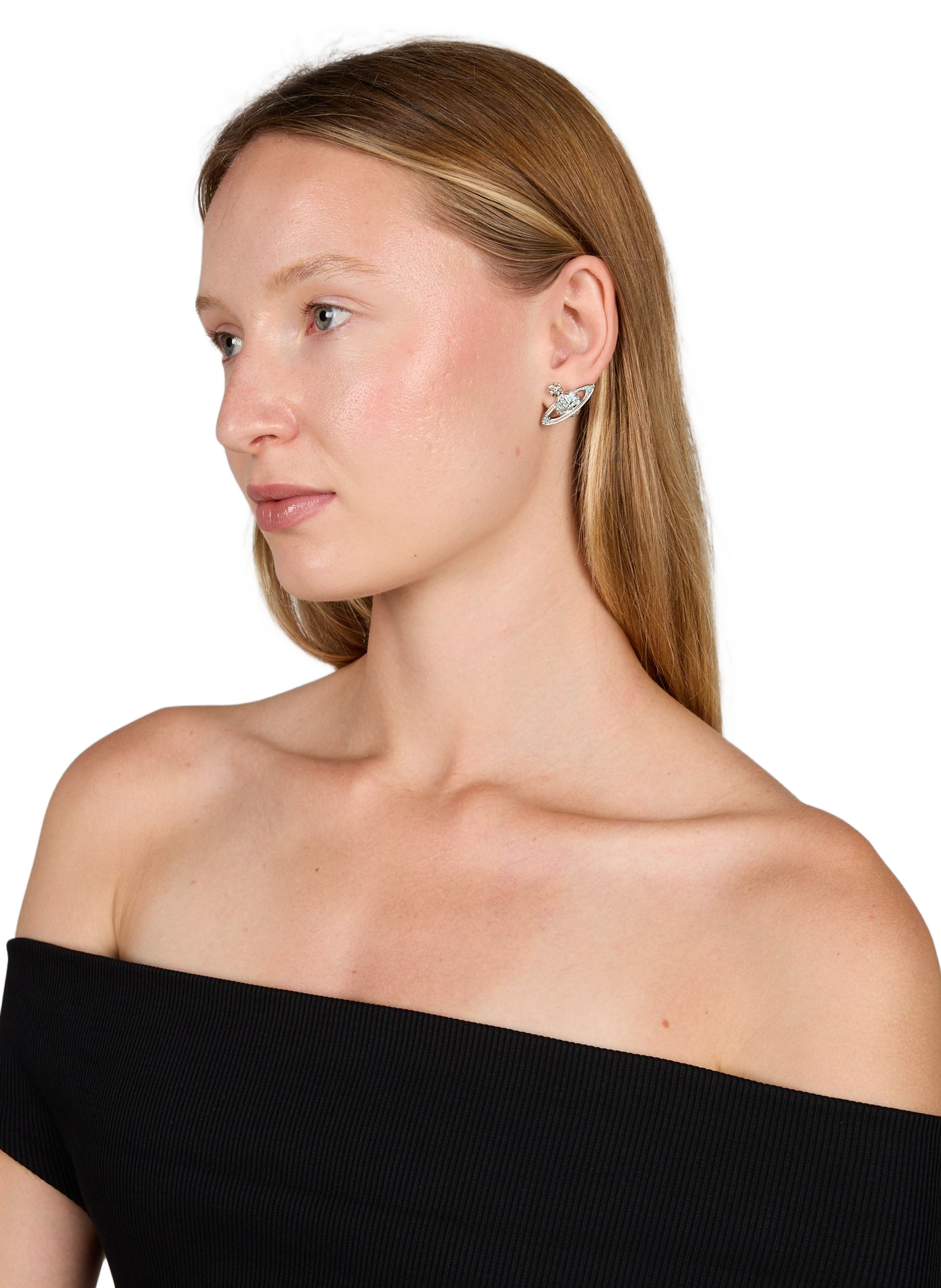 Logo earrings VIVIENNE WESTWOOD Blue