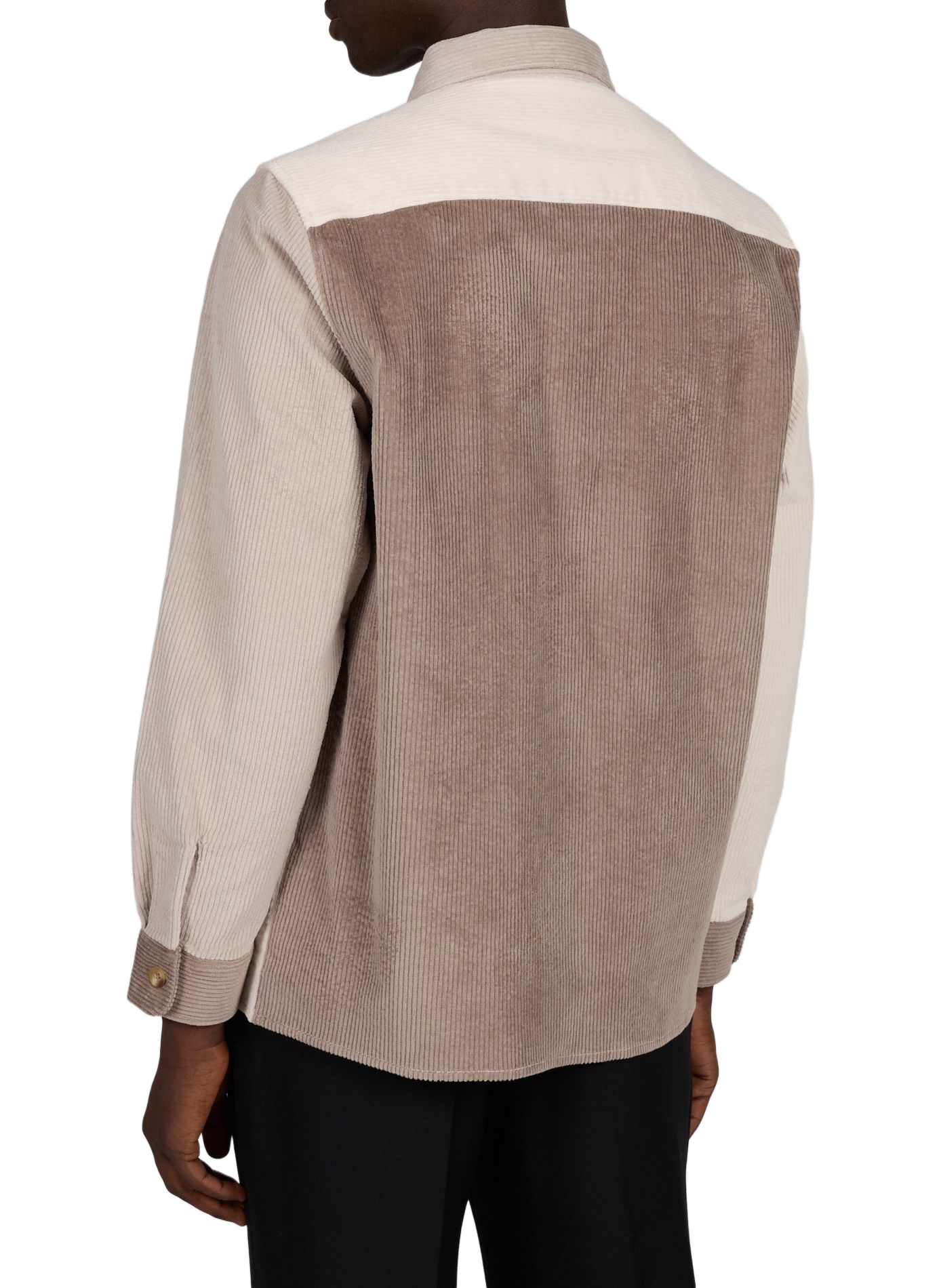 Straight classic collar shirt in blended cotton MAISON LABICHE Beige