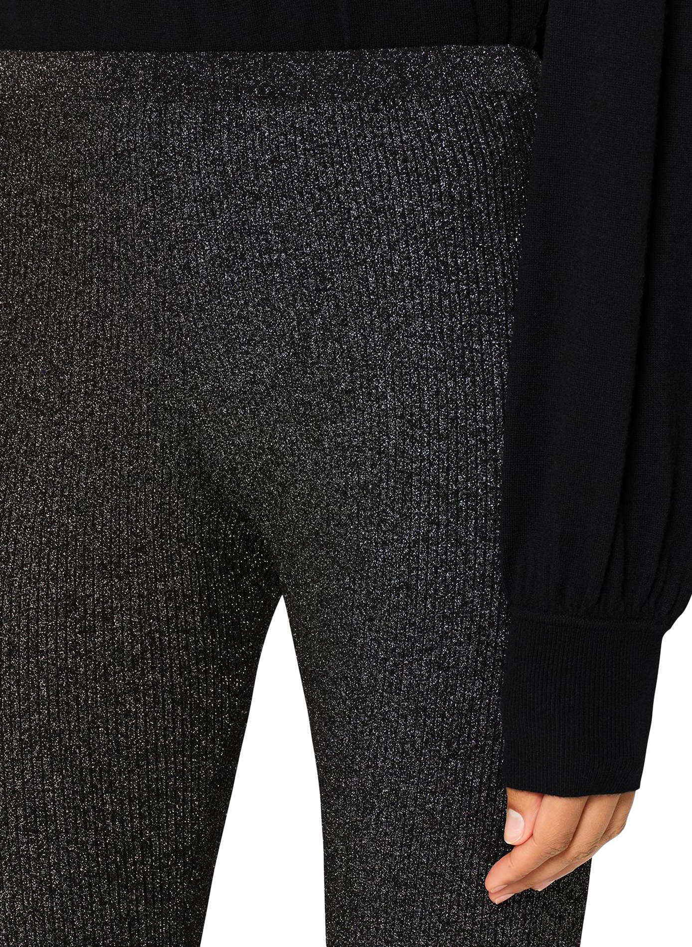 Legging Maritza en maille fine brillante ISABEL MARANT Noir