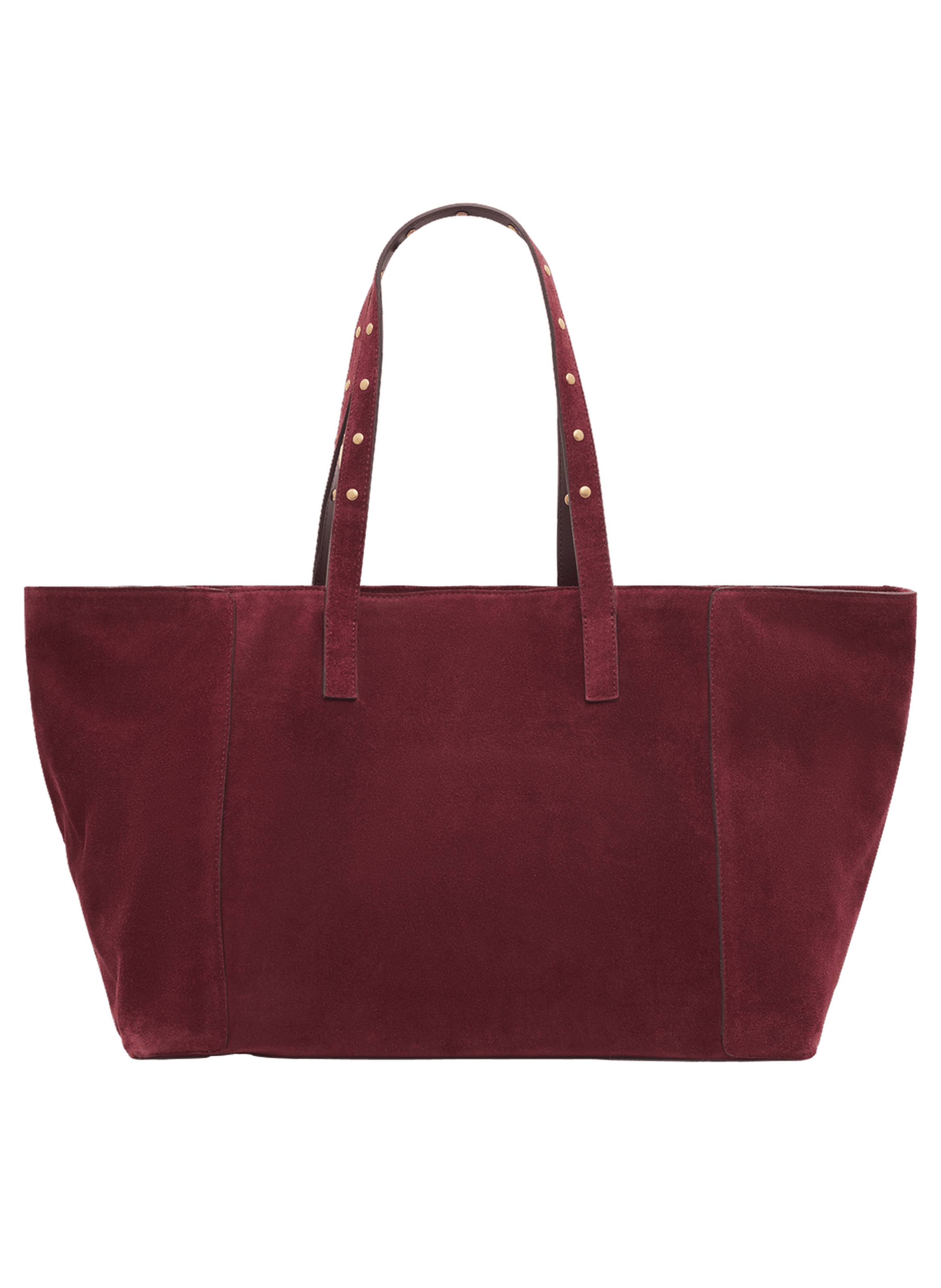 Cabas en cuir velours - simple GERARD DAREL Rouge