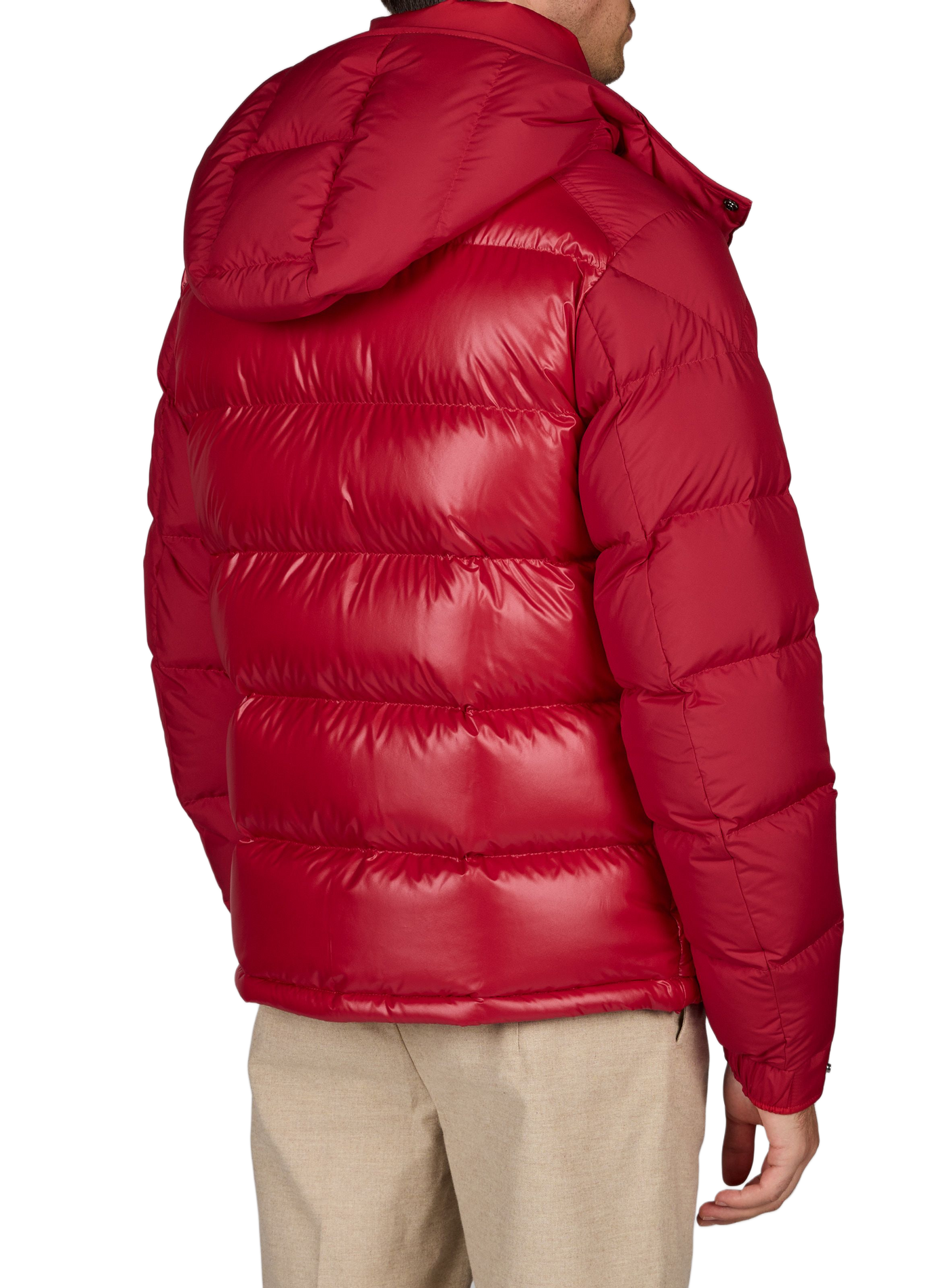 Maya removable hooded puffer coat MONCLER Red