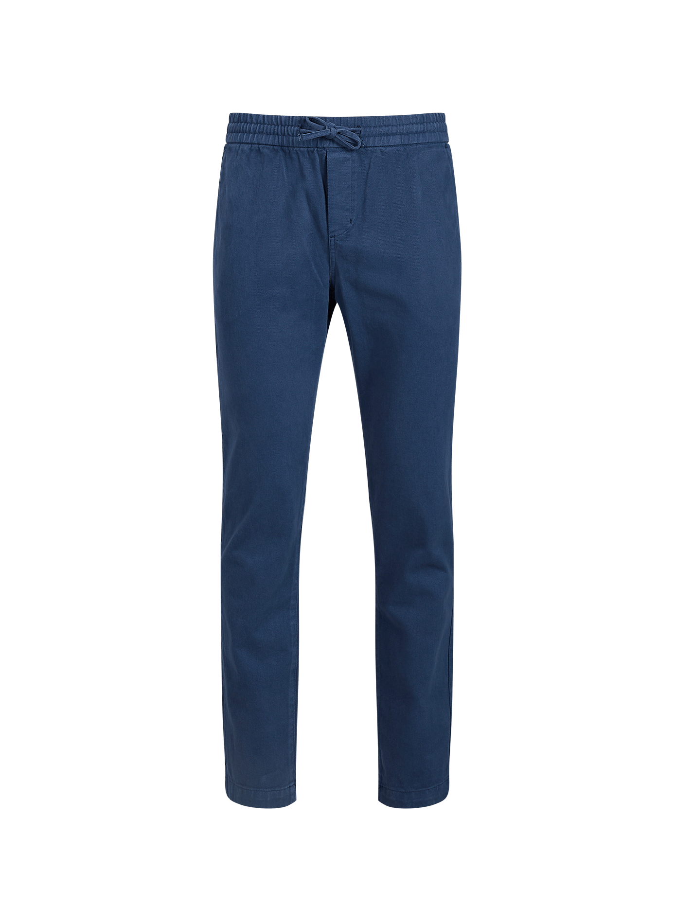 Pantalon chino à taille élastiquée en coton FAGUO Bleu