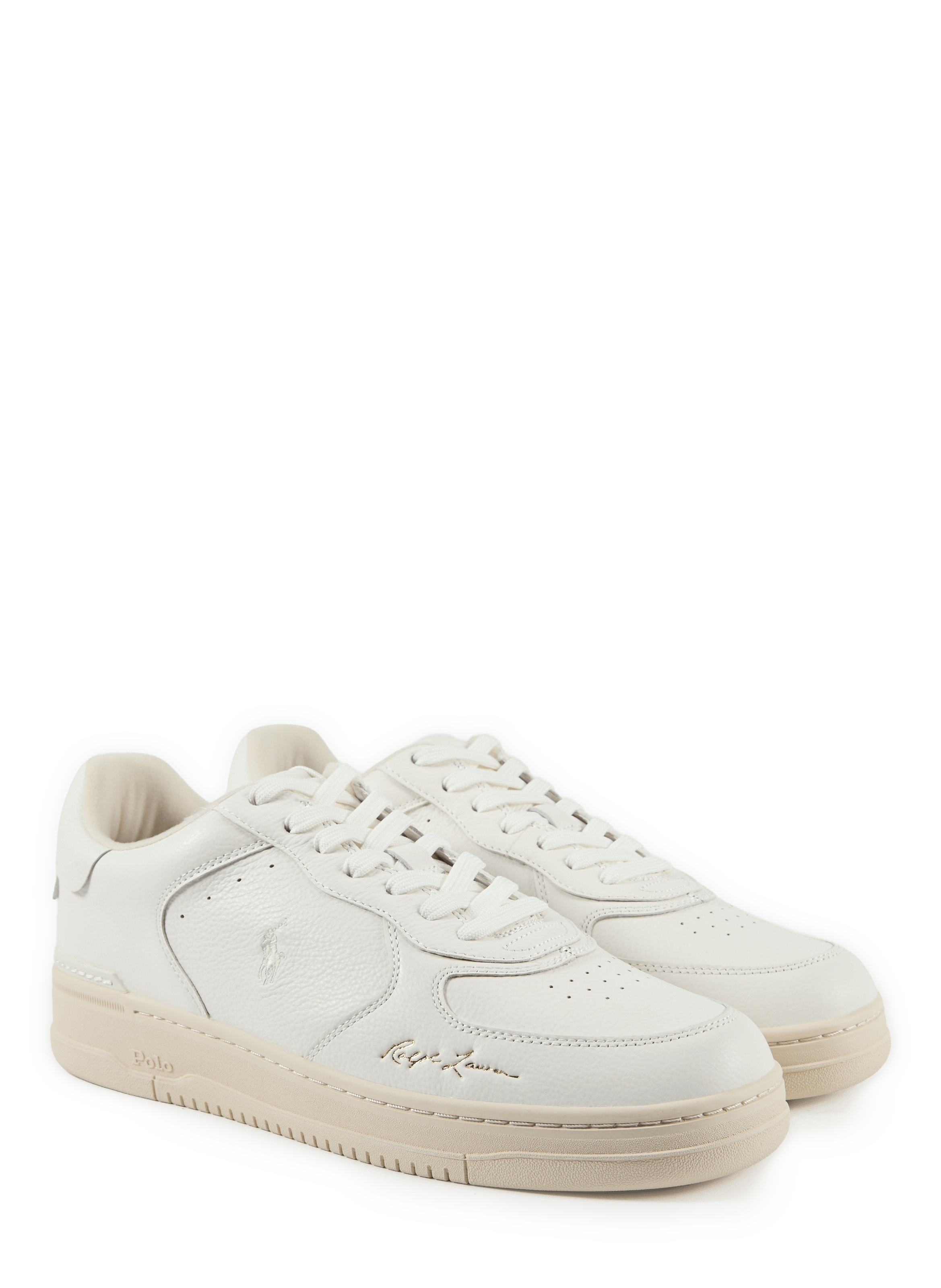 Low-top leather sneakers POLO RALPH LAUREN White