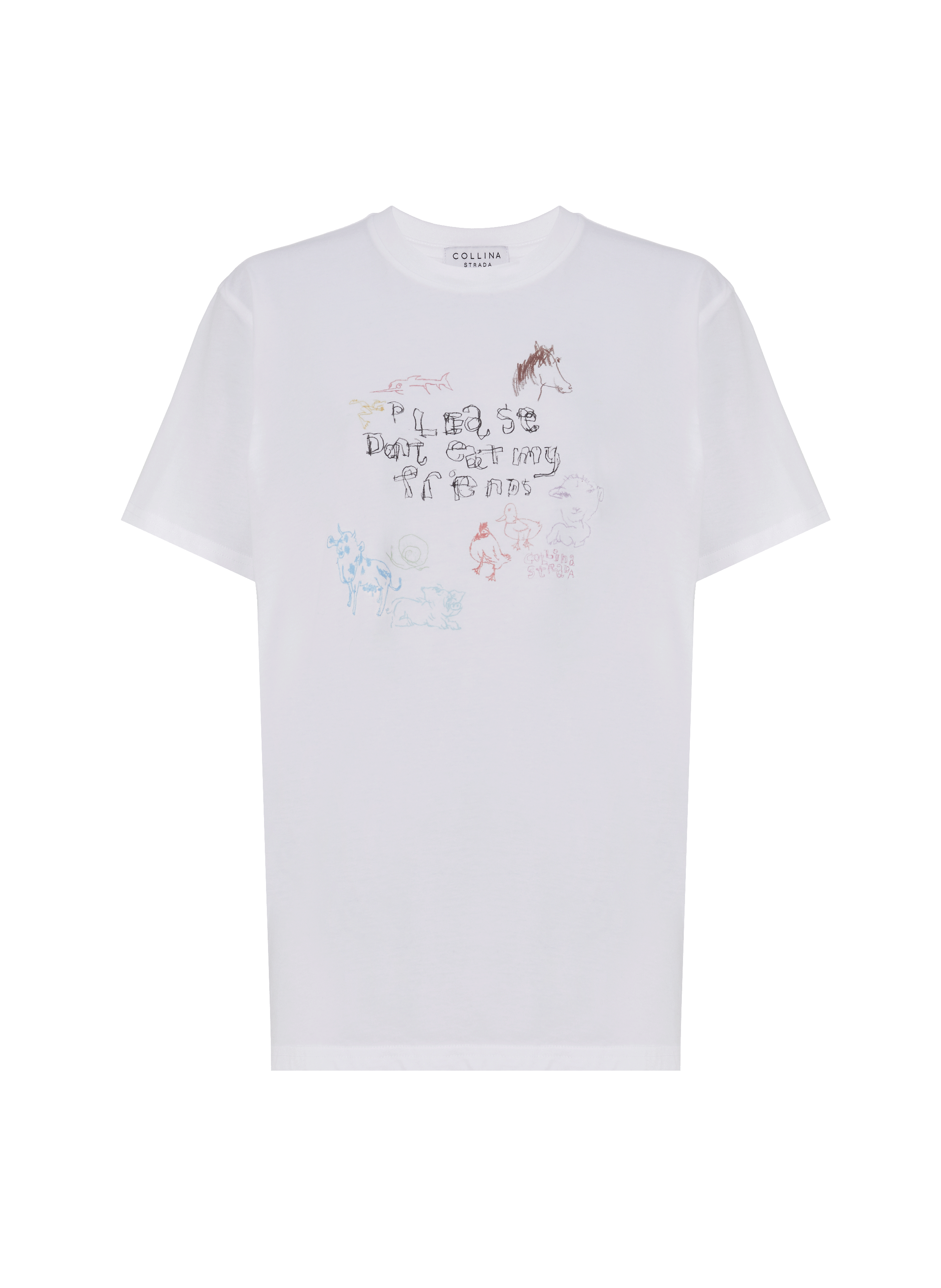 T-shirt à motif en coton