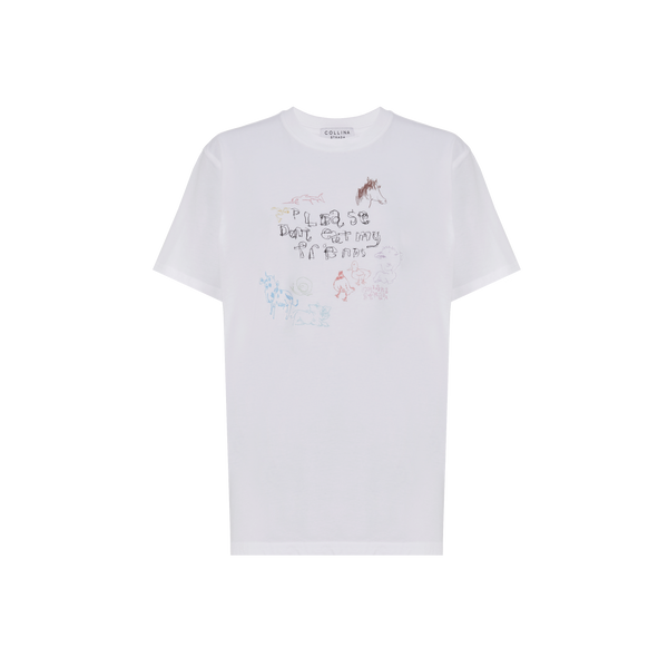 Collina Strada Patterned Cotton T-shirt