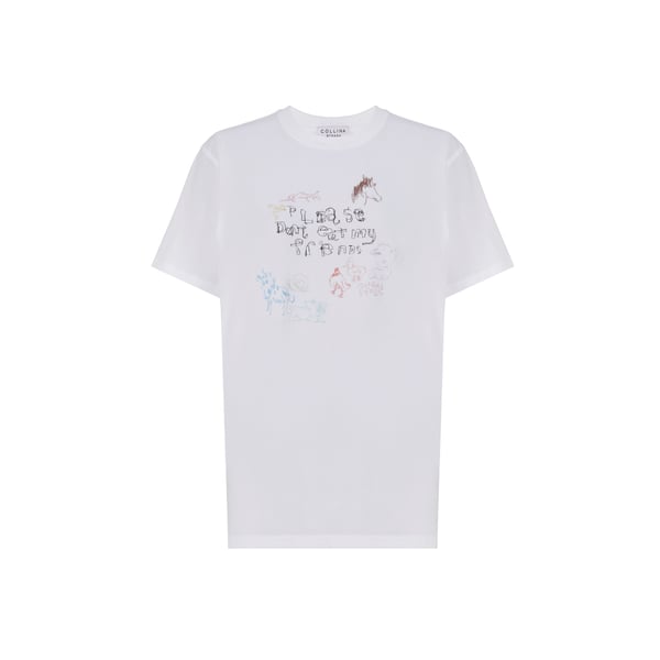 T-shirt à motif en coton