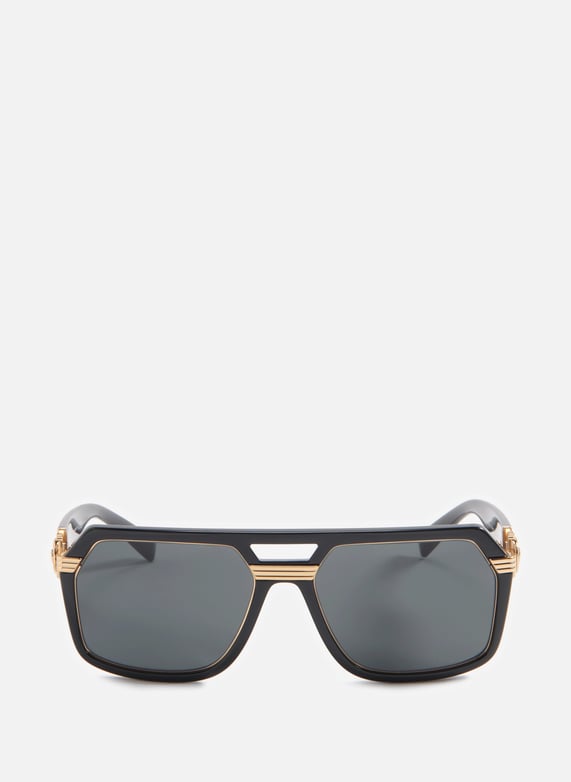 Plain black sunglasses shop