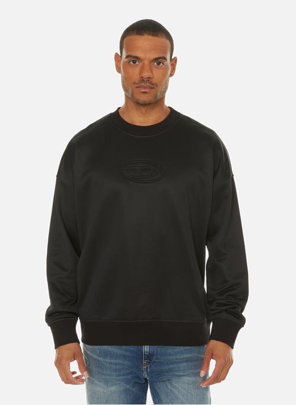 Logo sweatshirt Black by DIESEL DIESEL Logo sweatshirt Black