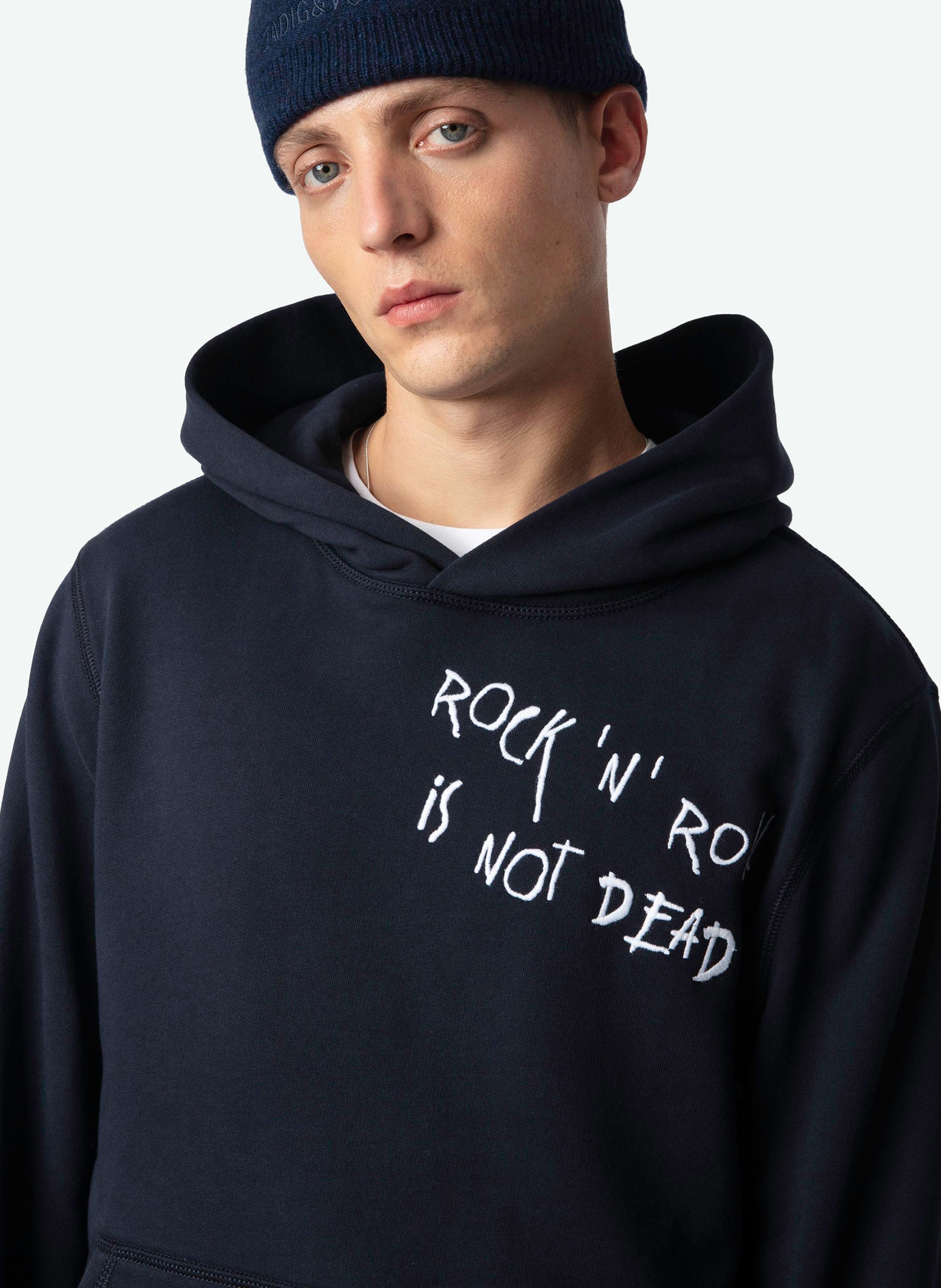 Sweat droit en coton bio sanchi ZADIG&VOLTAIRE Bleu