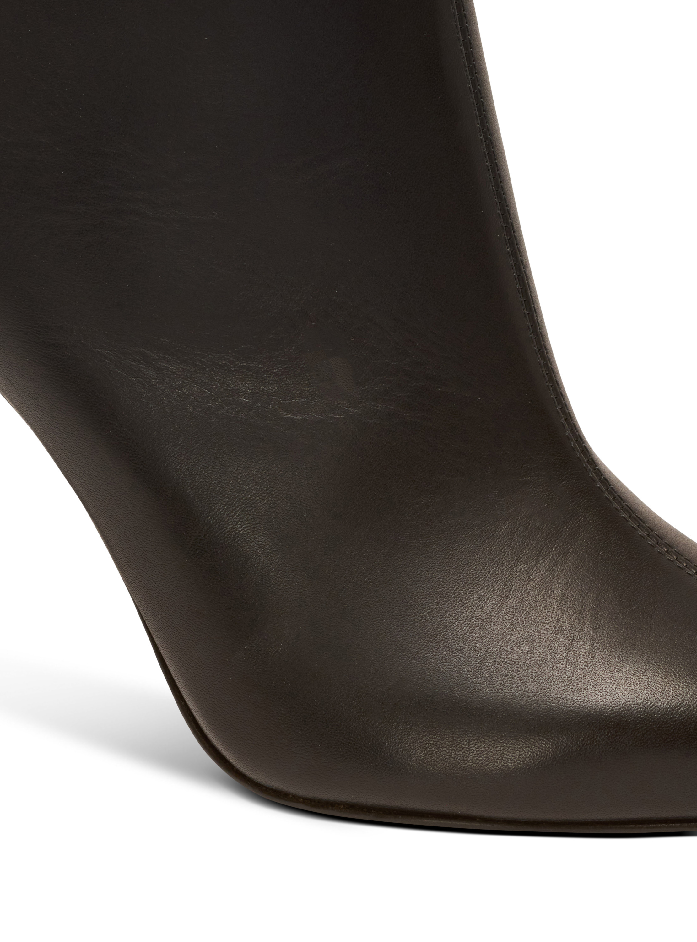 Bottines eden en cuir de veau BALMAIN Noir