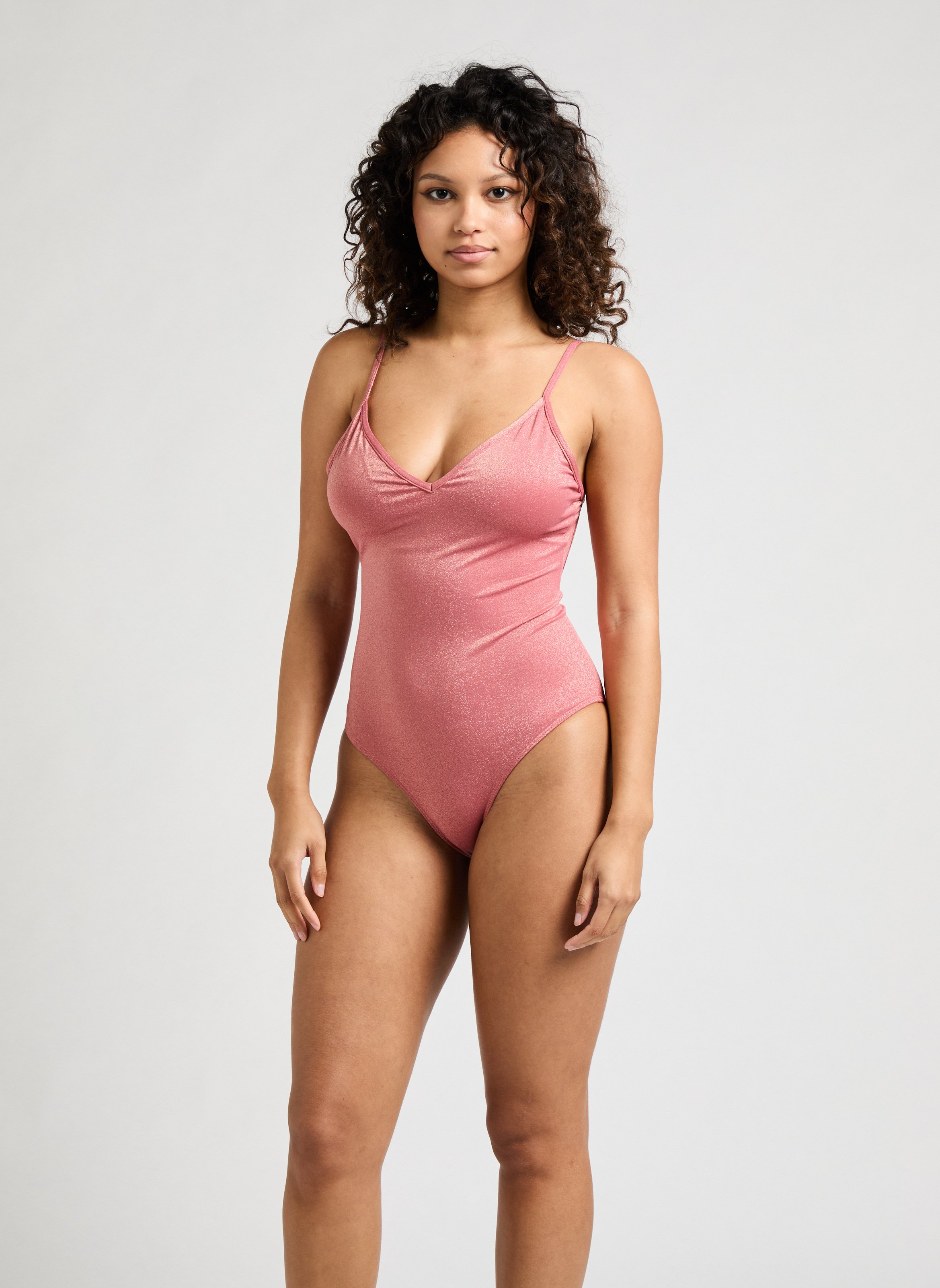 Maillot de bain une pièce pailleté  SAISON 1865 Rose
