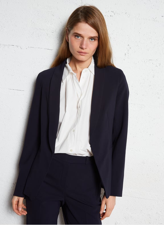 Veste col tailleur reine Bleu by MAISON 123 MAISON 123 Veste col tailleur reine Bleu