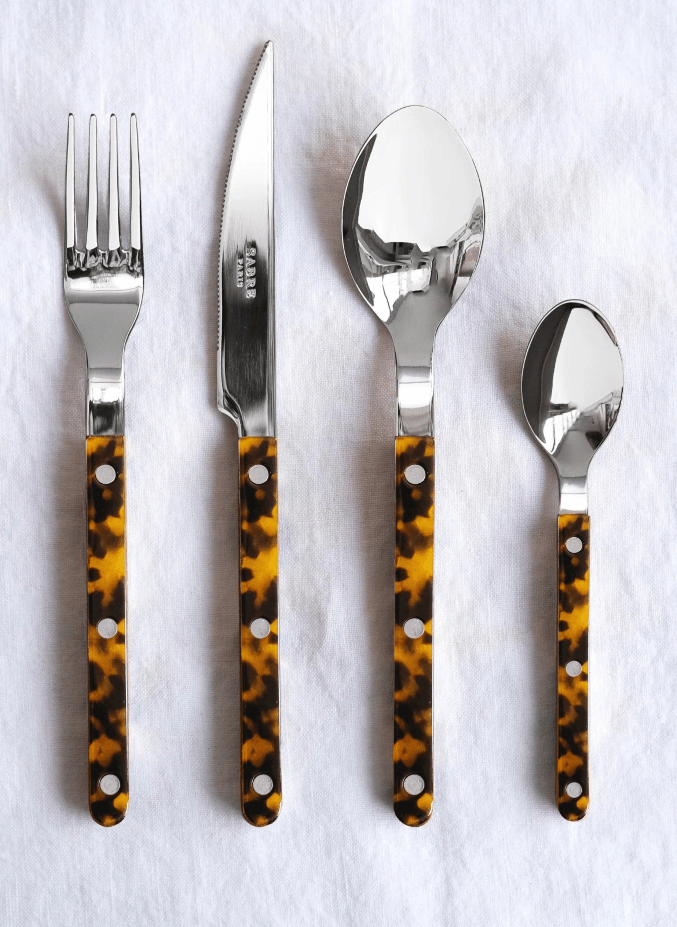 Petite cuillère, bistrot tortue SABRE PARIS Marron